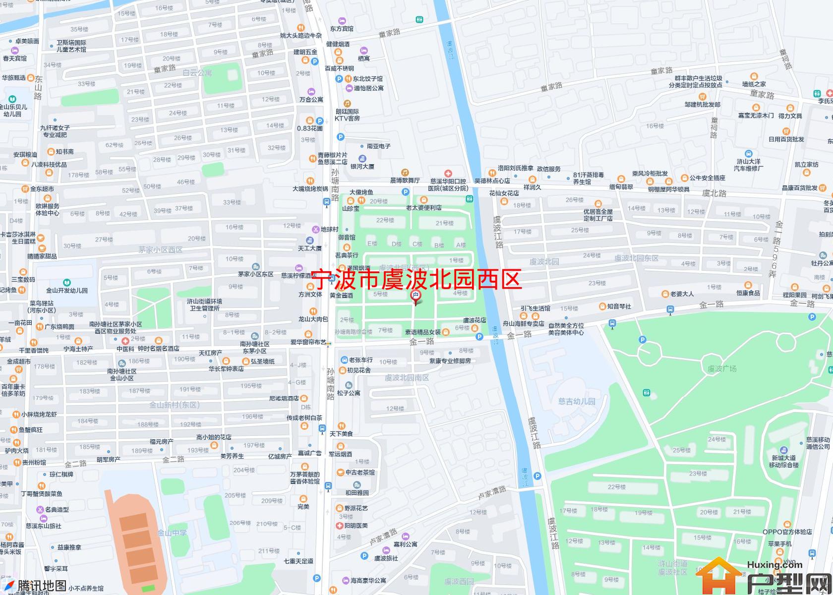 虞波北园西区小区 - 户型网