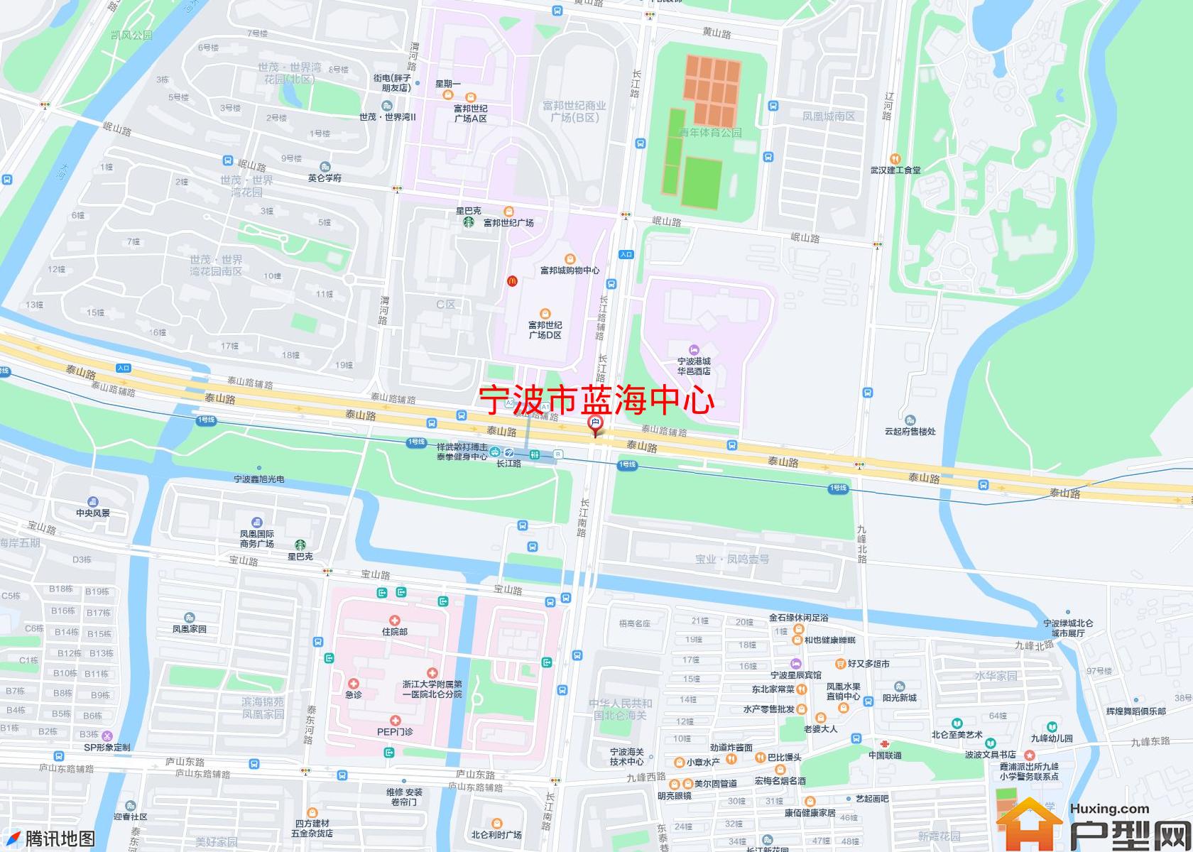 蓝海中心小区 - 户型网