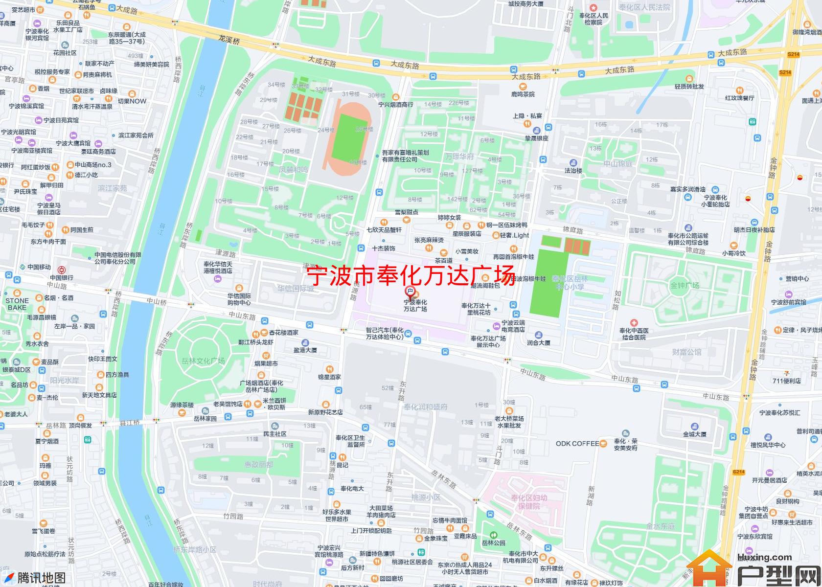 奉化万达广场小区 - 户型网