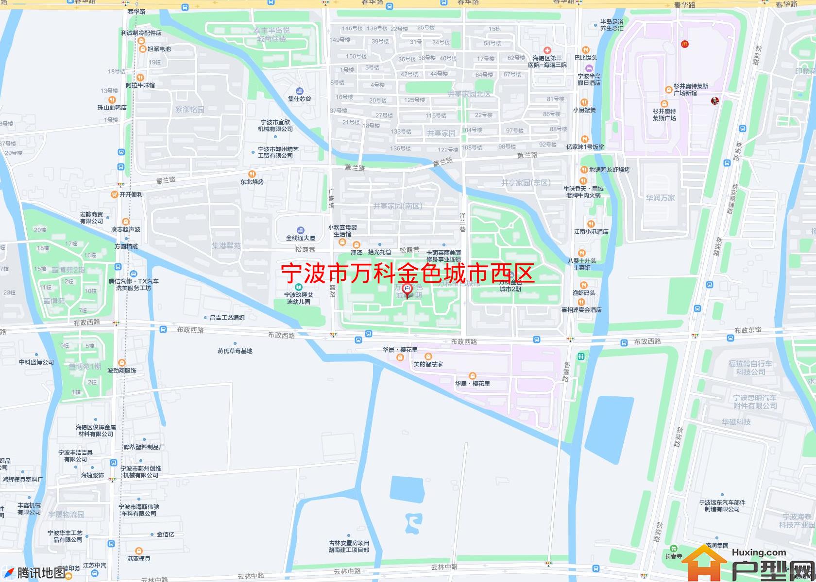 万科金色城市西区小区 - 户型网