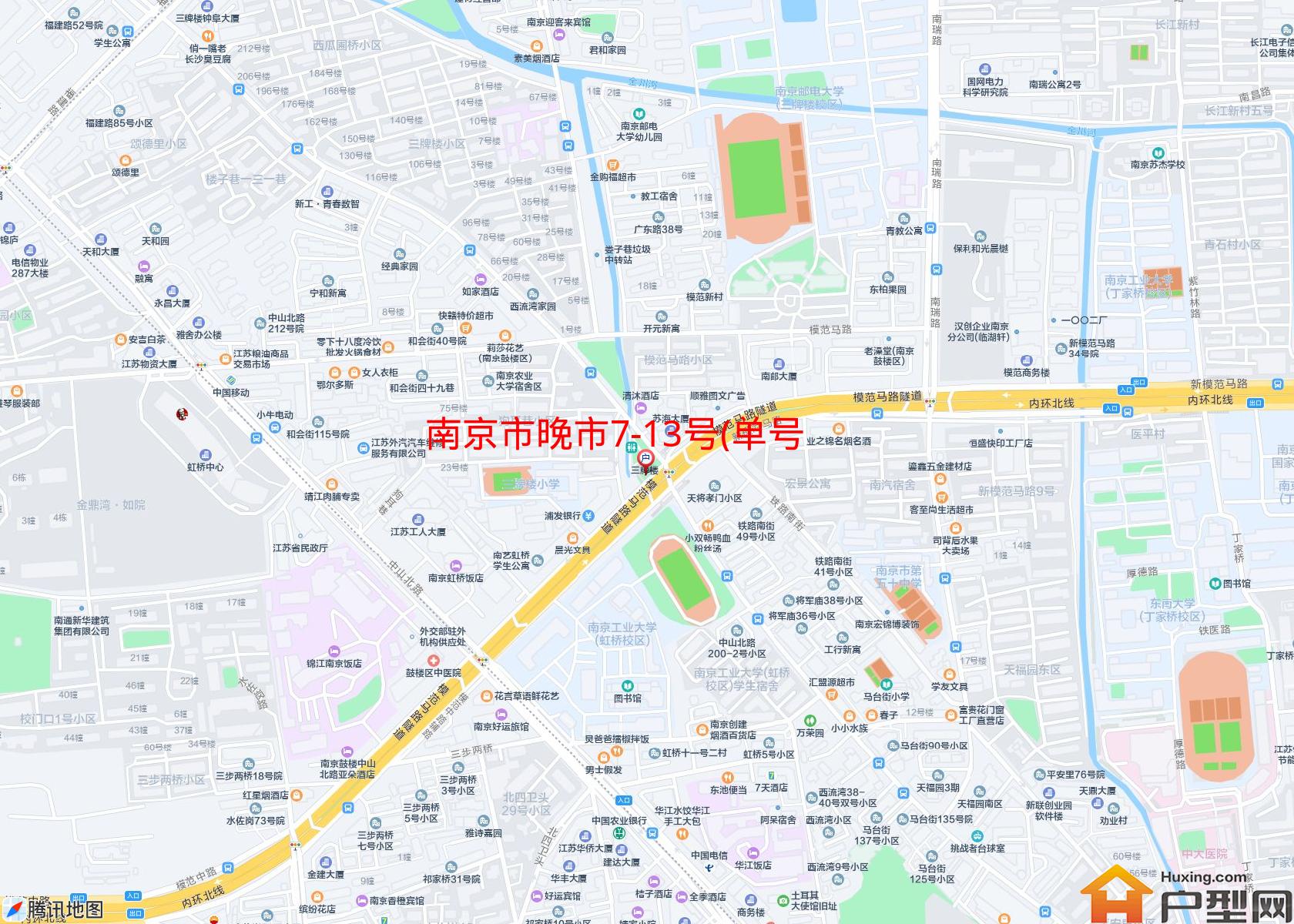 晚市7-13号(单号)小区小区 - 户型网