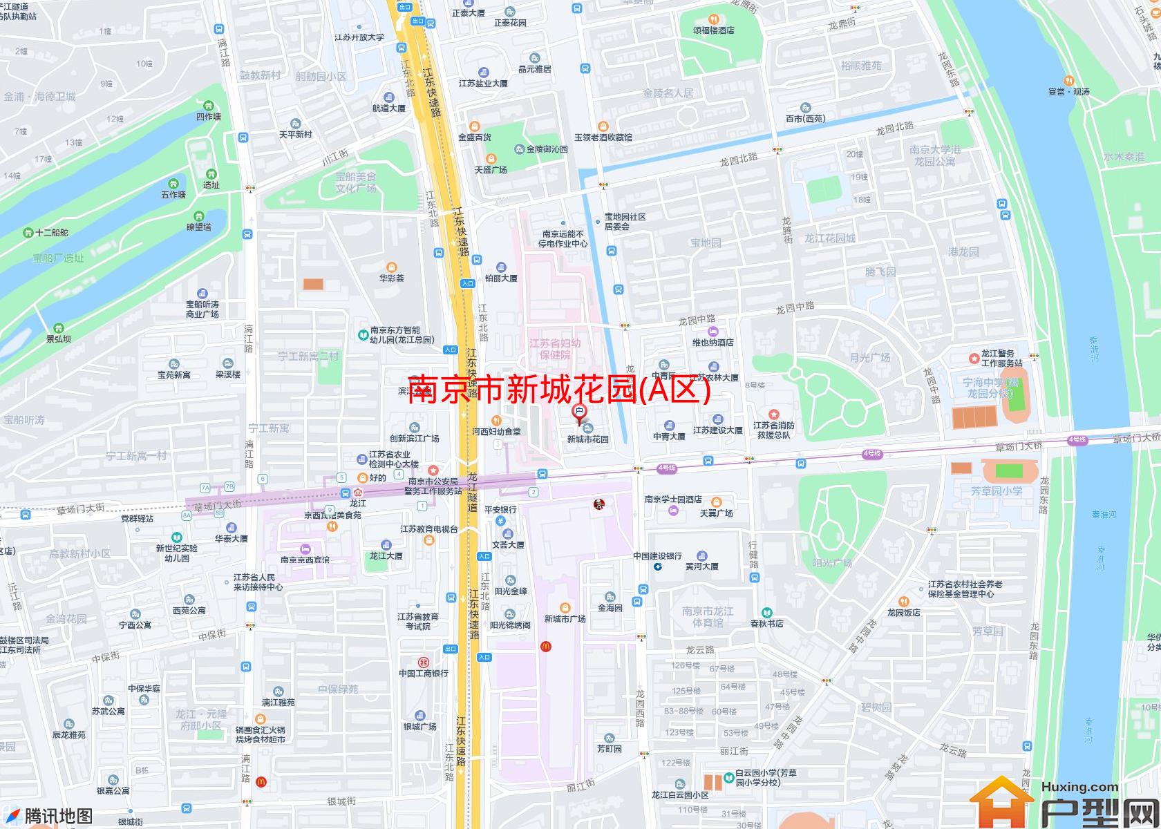 新城花园(A区)小区 - 户型网