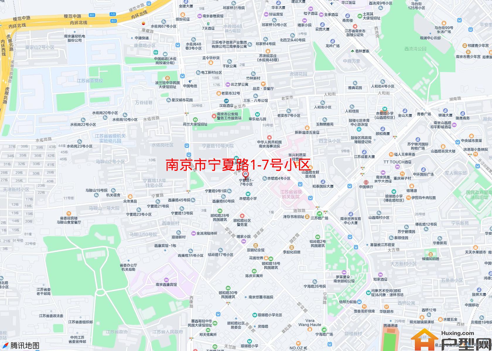 宁夏路1-7号小区小区 - 户型网