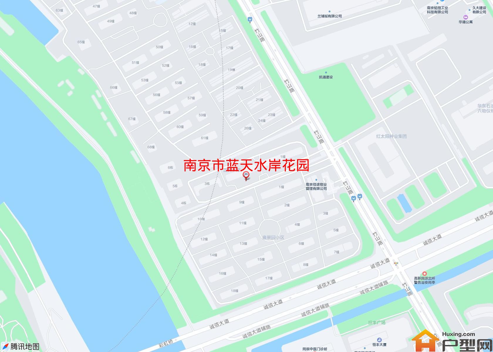 蓝天水岸花园小区 - 户型网