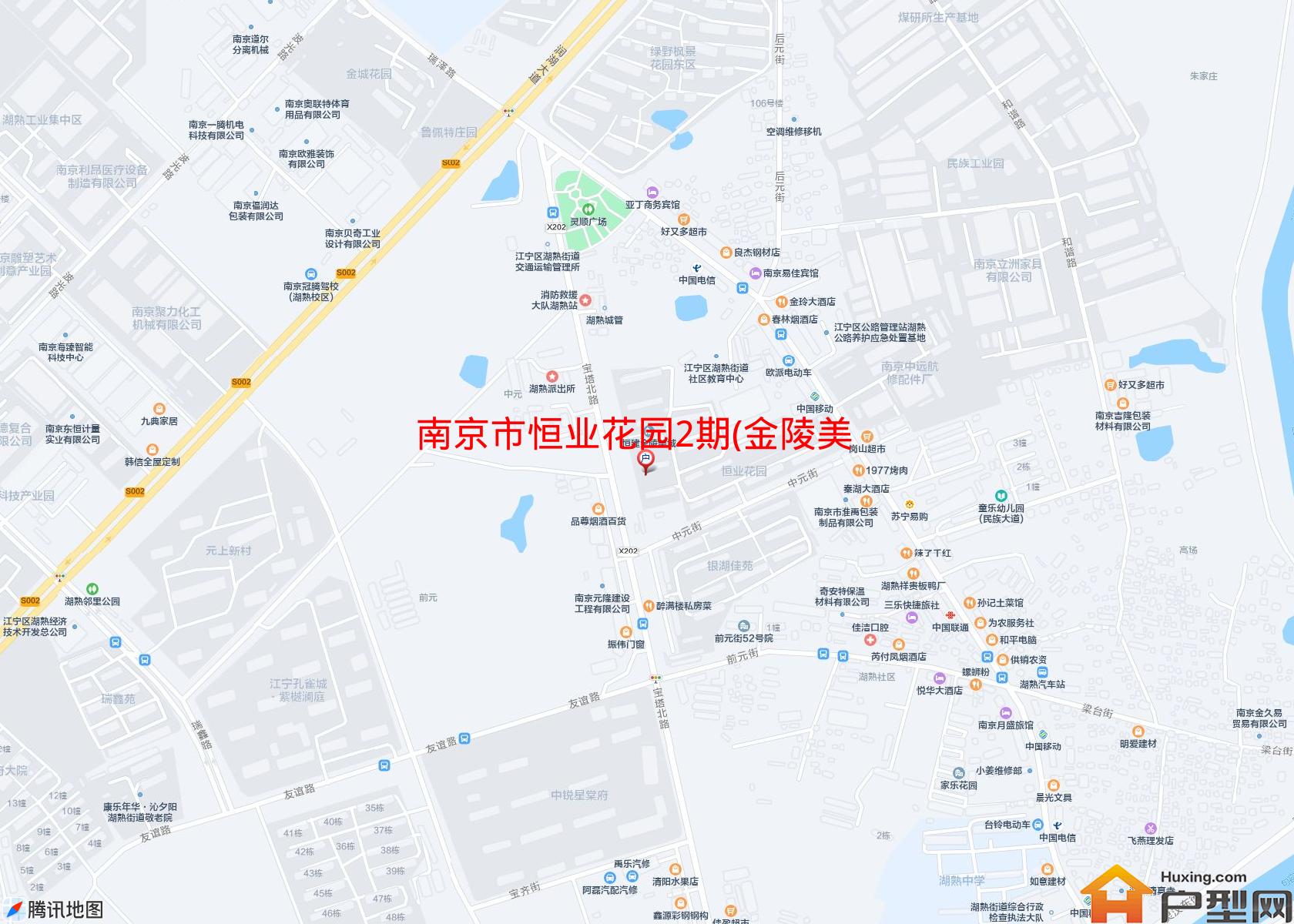 恒业花园2期(金陵美域2期)小区 - 户型网