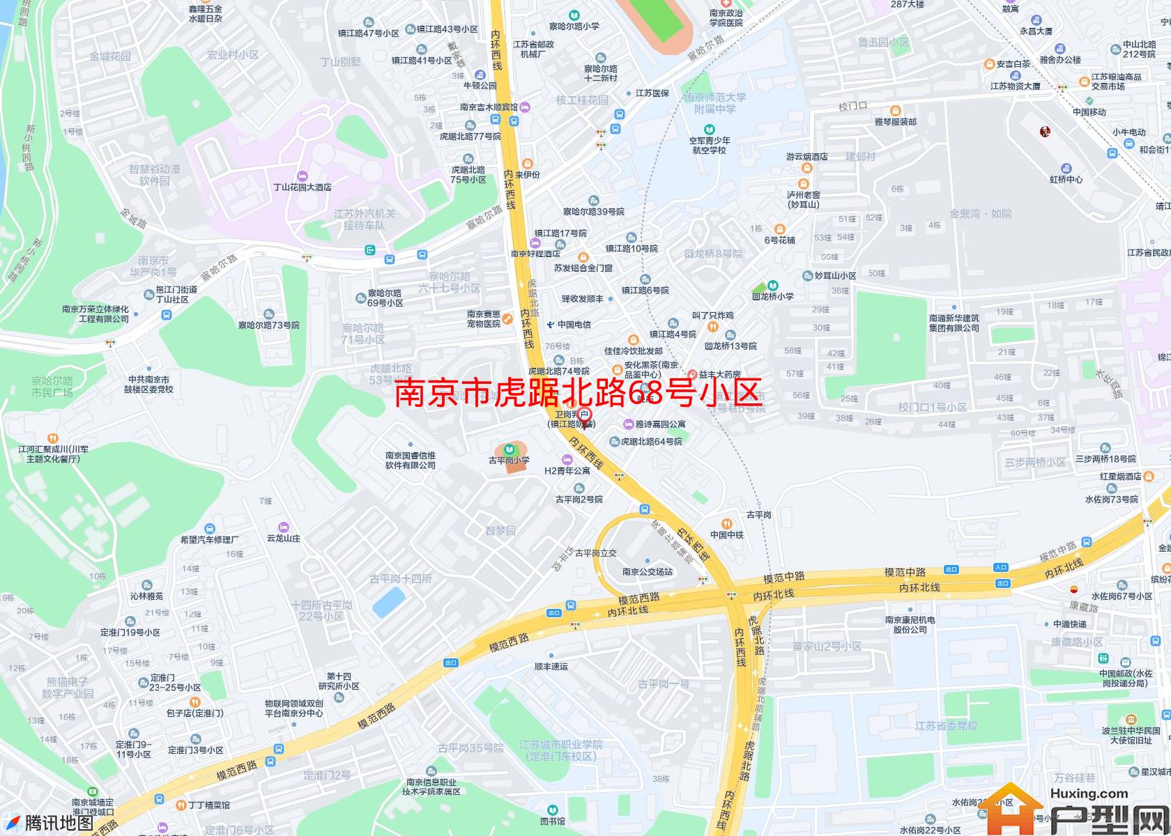 虎踞北路68号小区小区 - 户型网