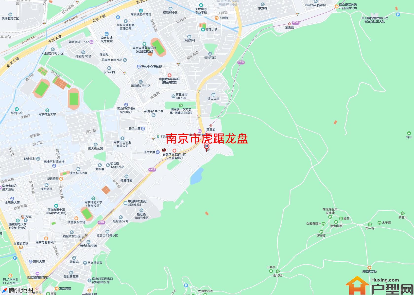 虎踞龙盘小区 - 户型网