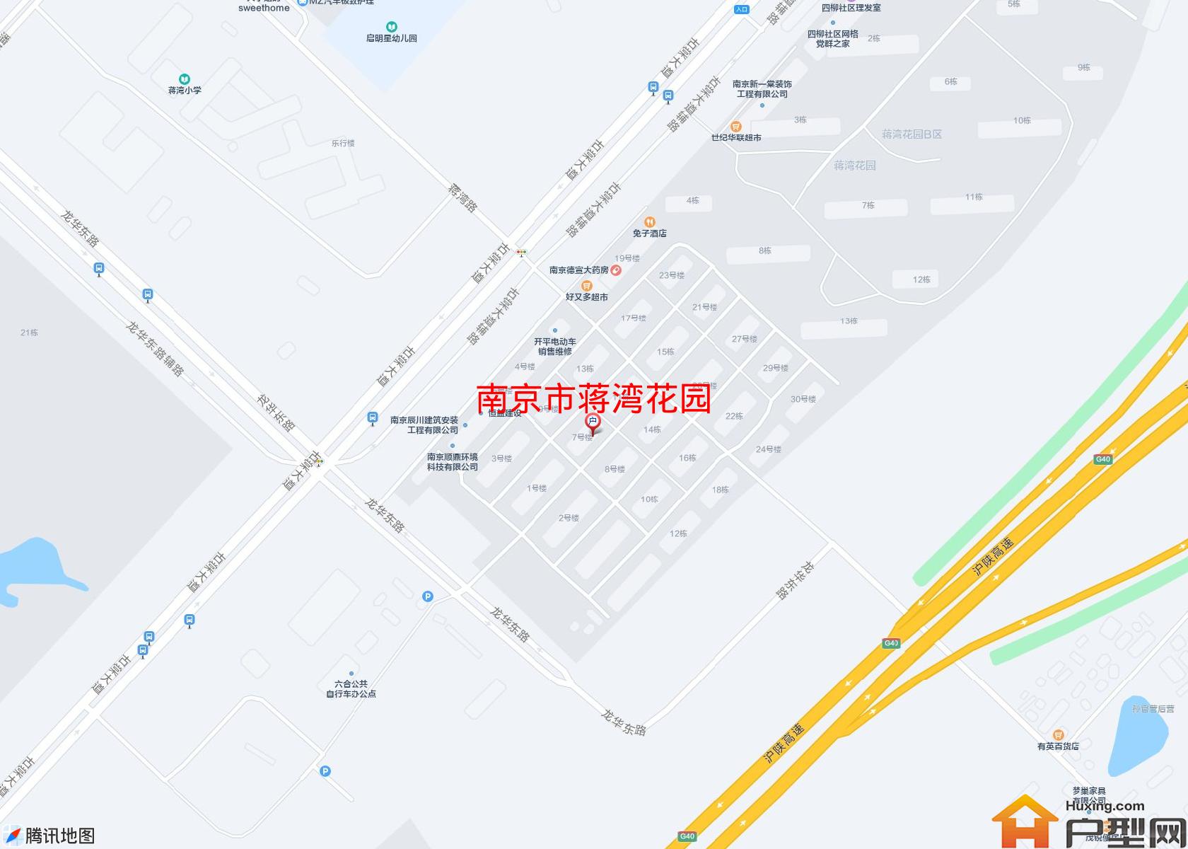 蒋湾花园小区 - 户型网
