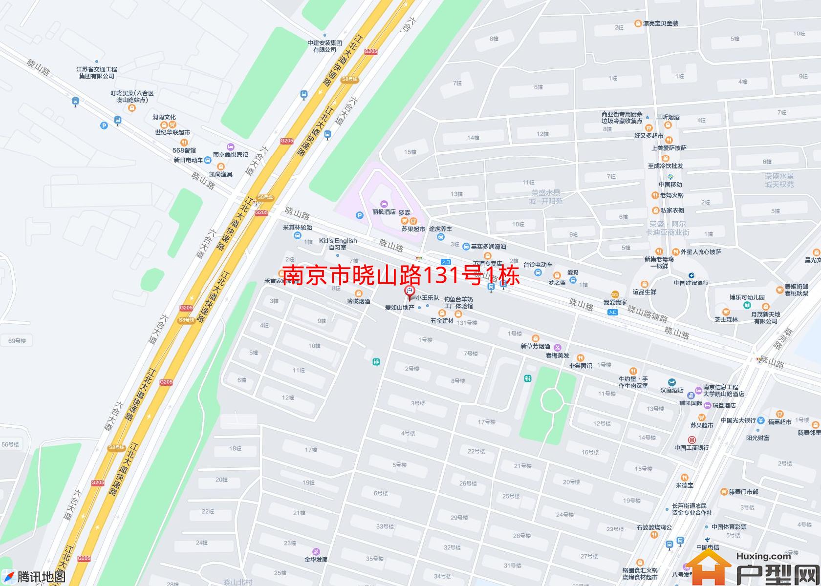 晓山路131号1栋小区 - 户型网