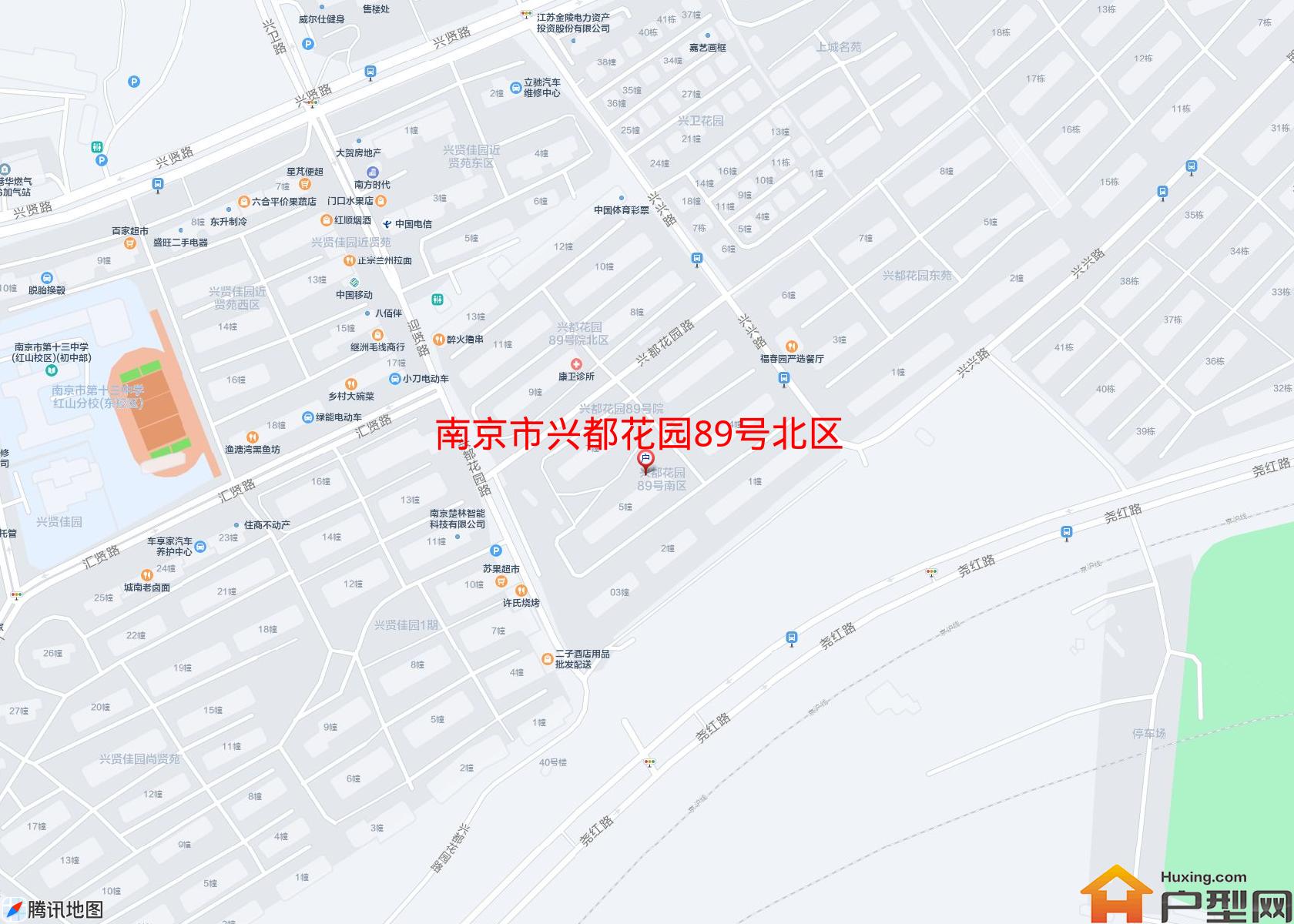 兴都花园89号北区小区 - 户型网