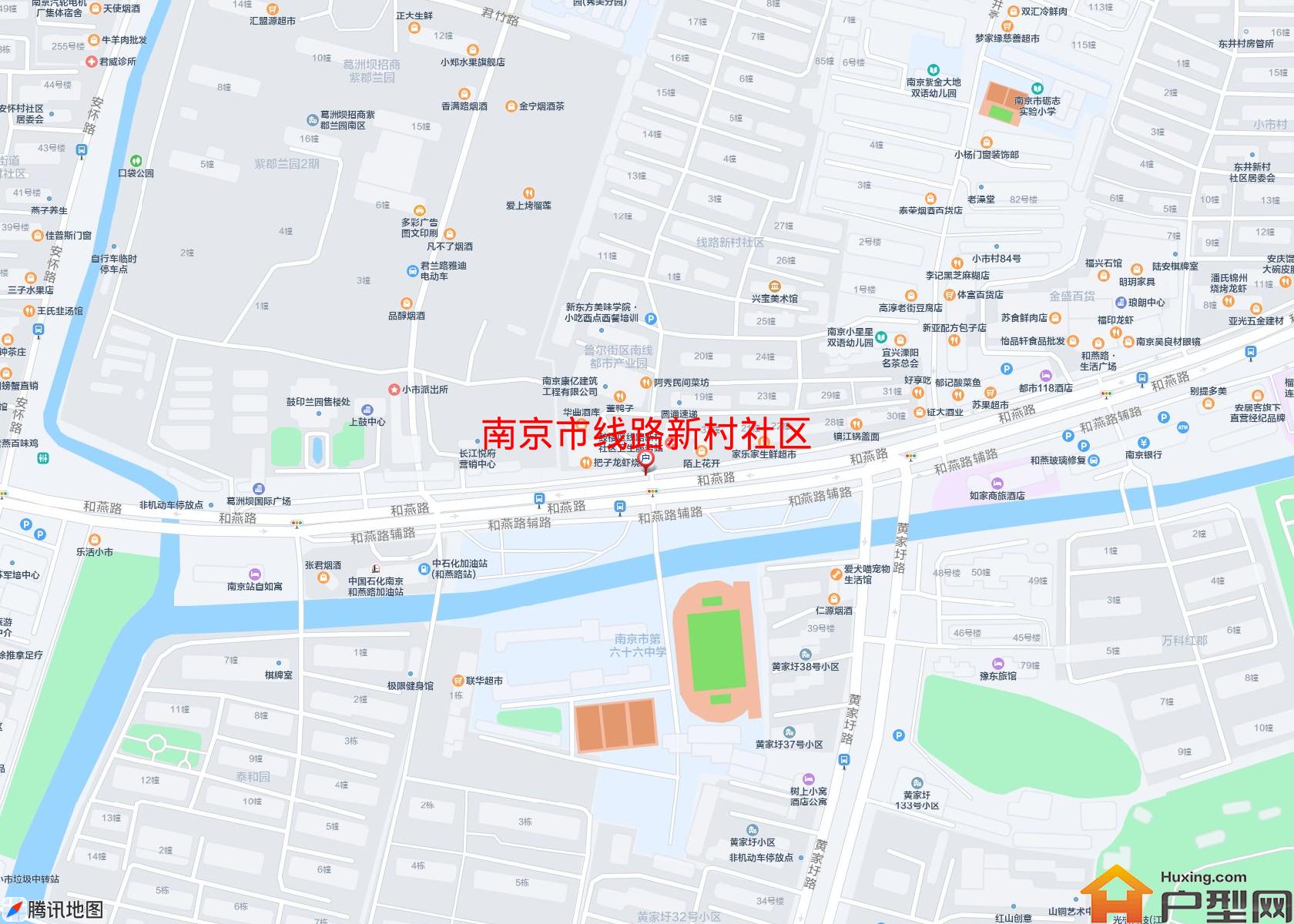 线路新村社区小区 - 户型网