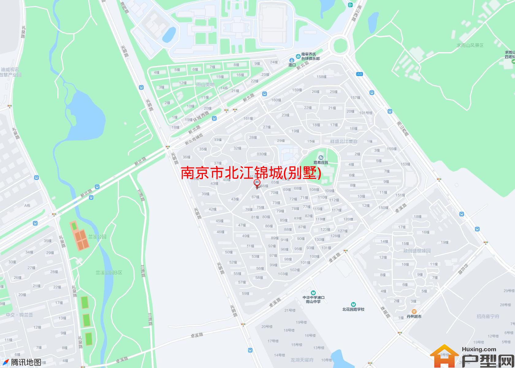 北江锦城(别墅)小区 - 户型网