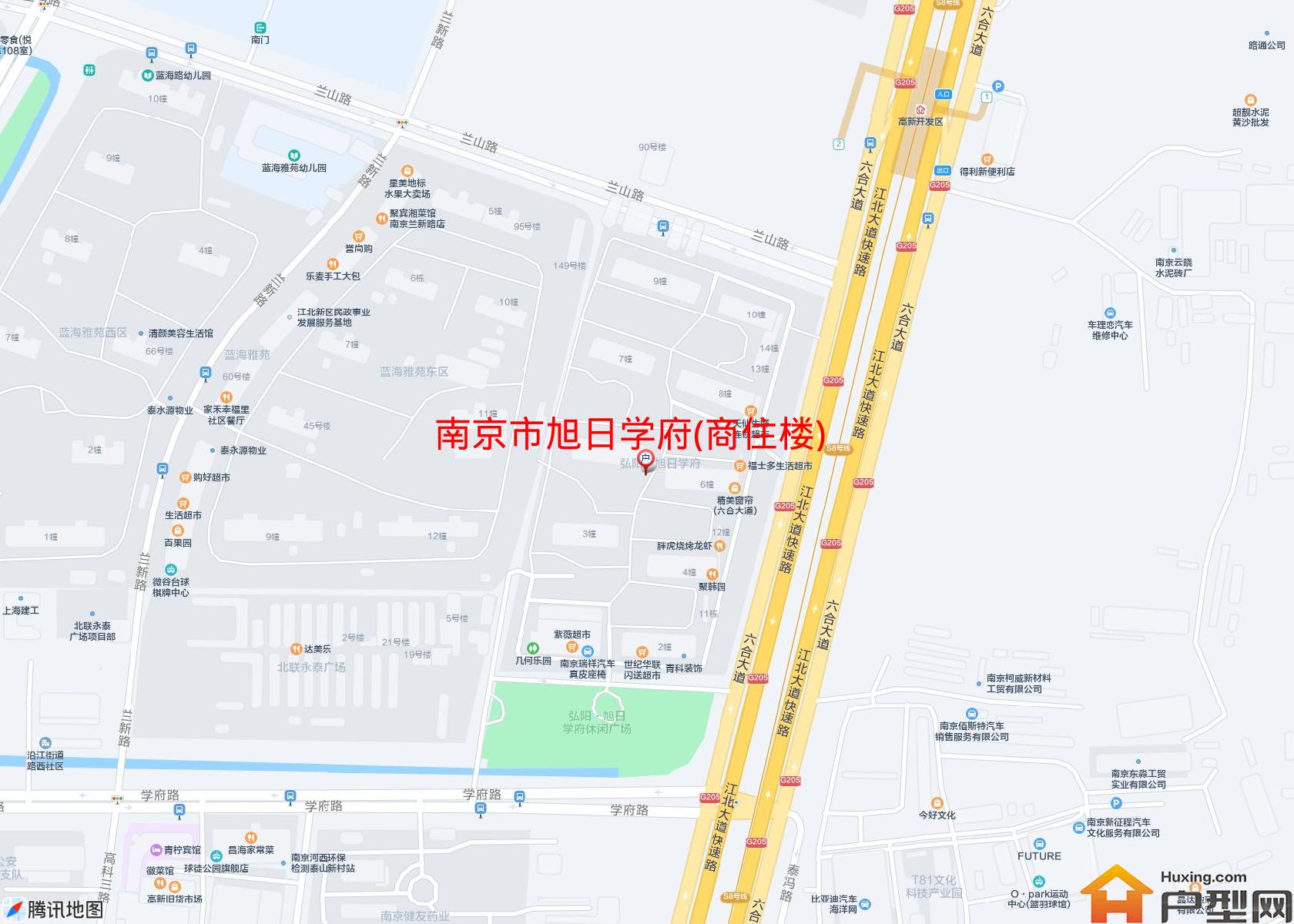 旭日学府(商住楼)小区 - 户型网