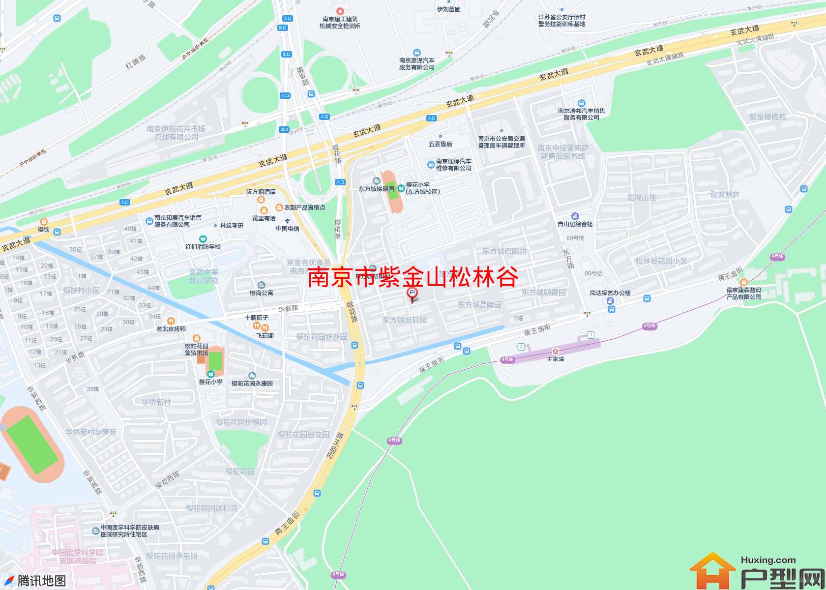 紫金山松林谷小区 - 户型网