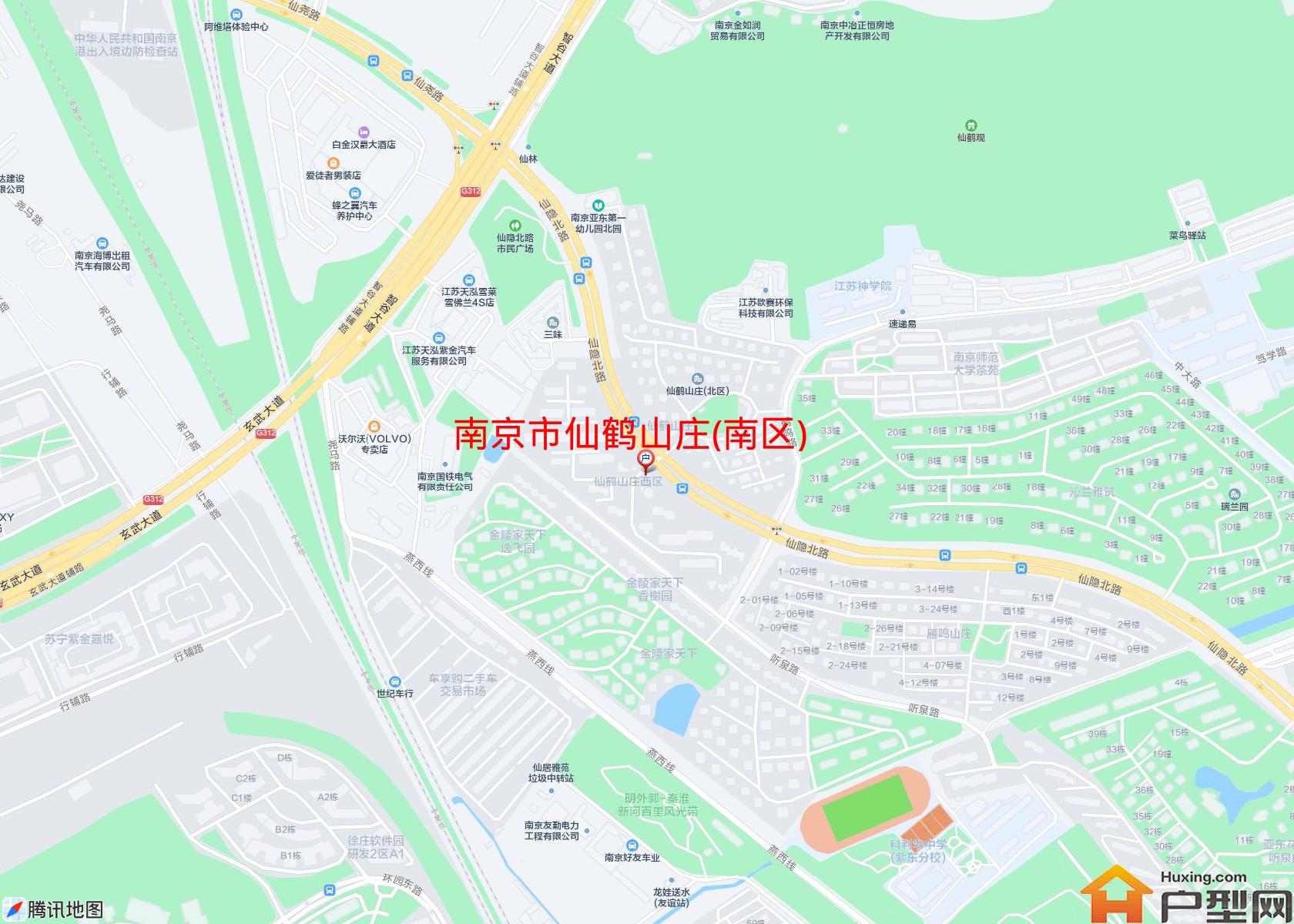 仙鹤山庄(南区)小区 - 户型网