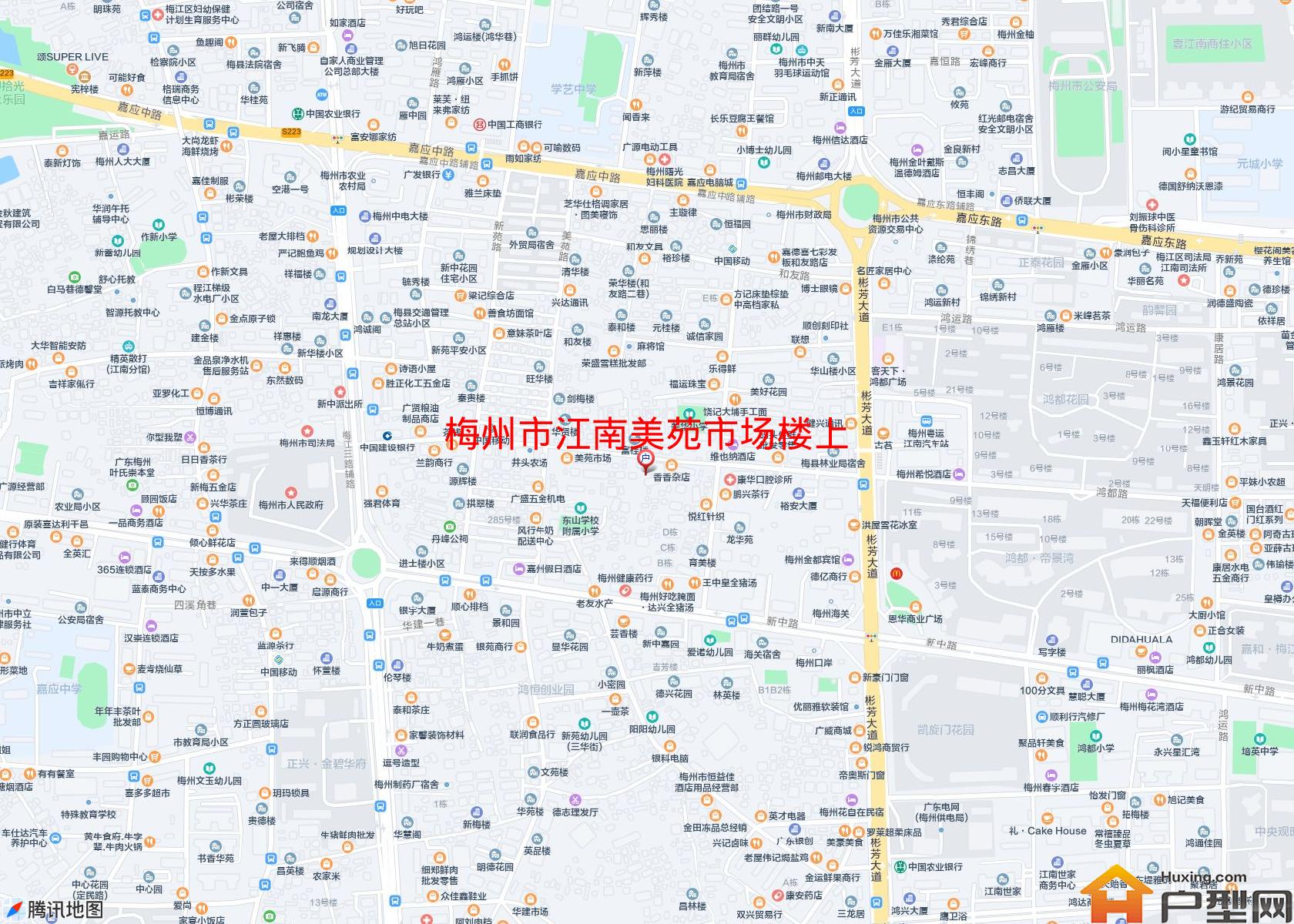 江南美苑市场楼上小区 - 户型网