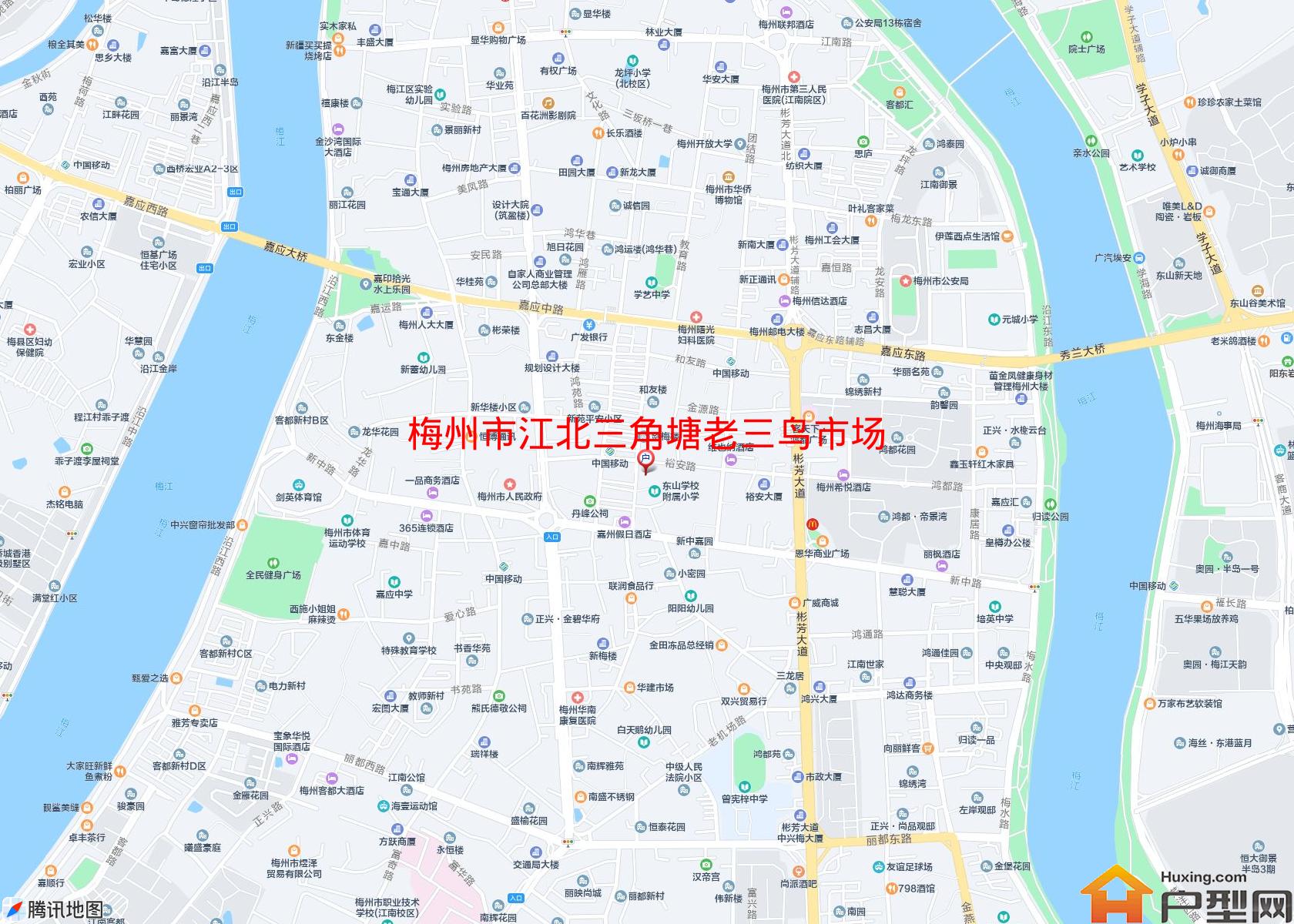 江北三角塘老三鸟市场附近3层单小区 - 户型网