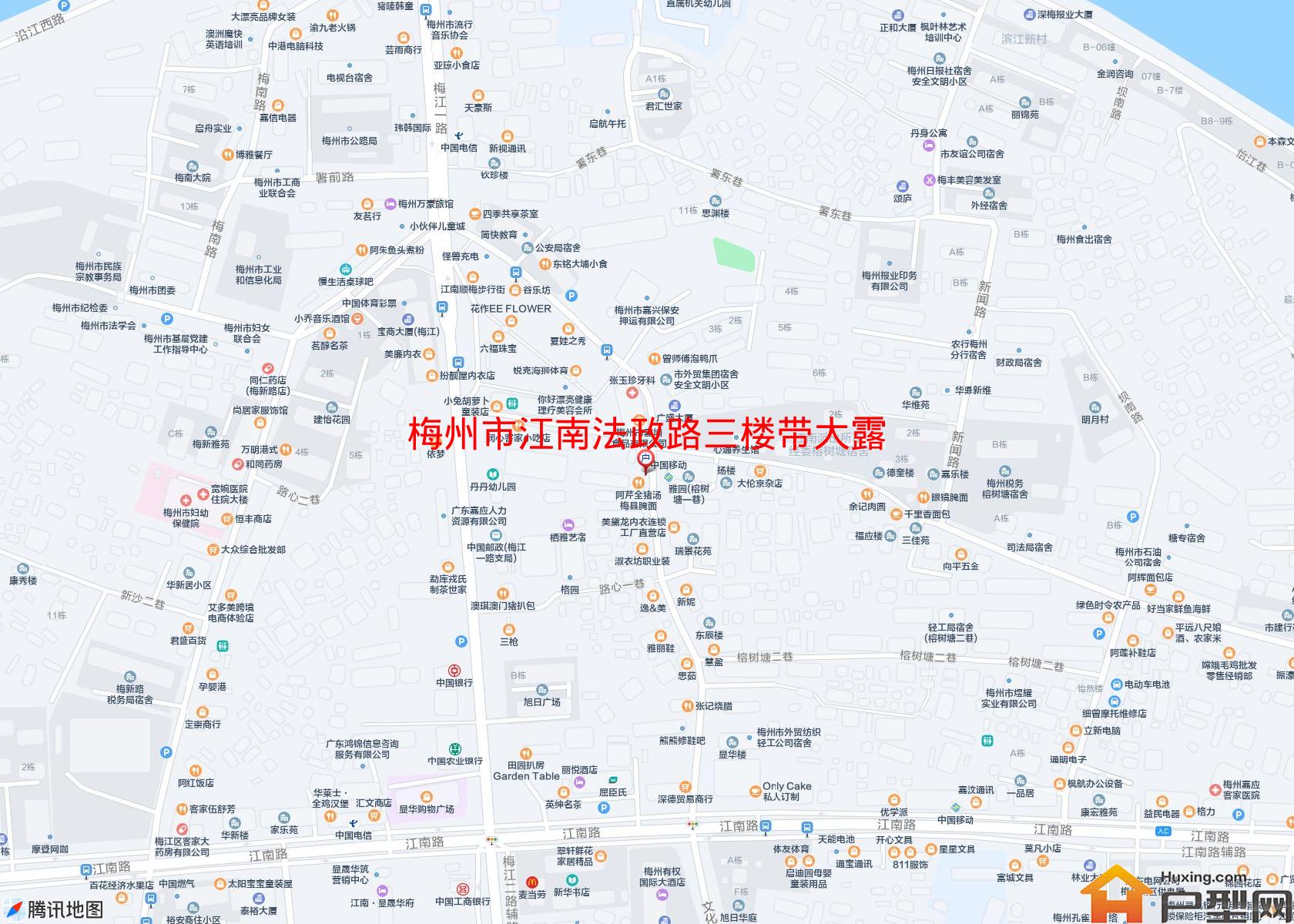 江南法政路三楼带大露台网络小区 - 户型网