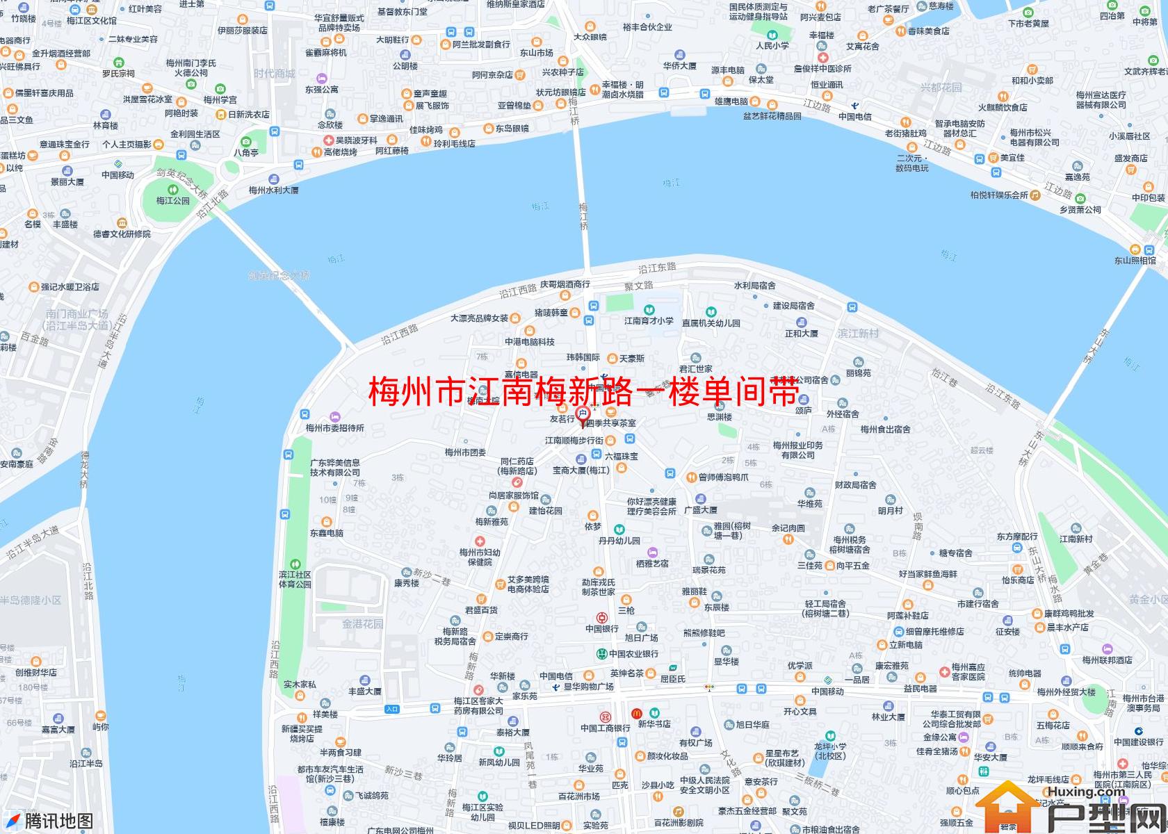 江南梅新路一楼单间带床桌椅电视小区 - 户型网