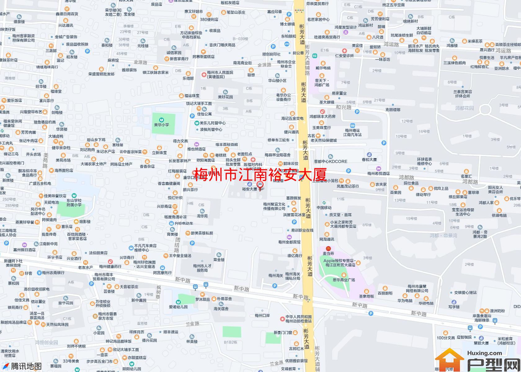 江南裕安大厦小区 - 户型网