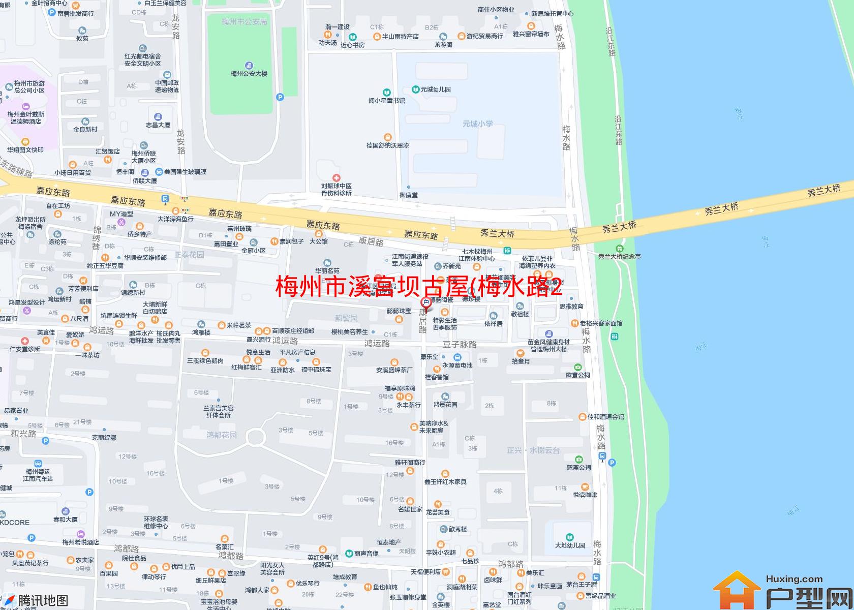 溪宫坝古屋(梅水路24-1号)小区 - 户型网