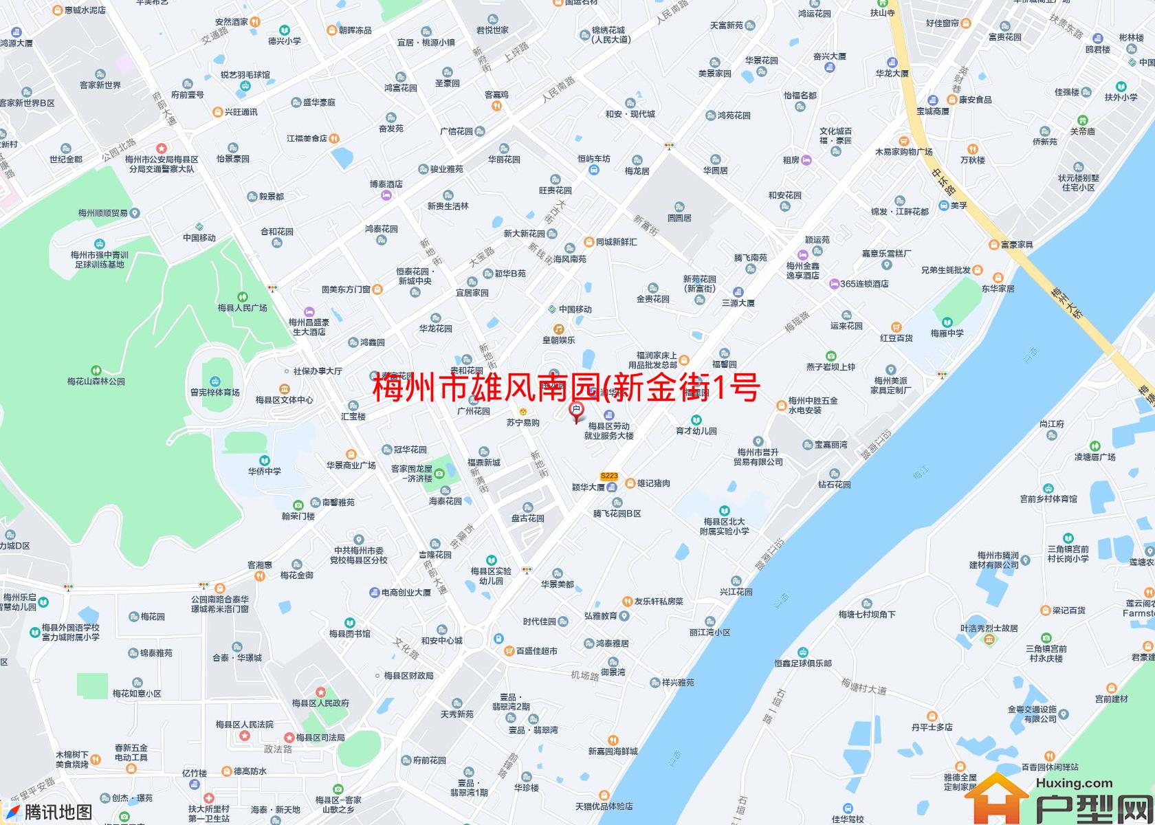 雄风南园(新金街1号)小区 - 户型网