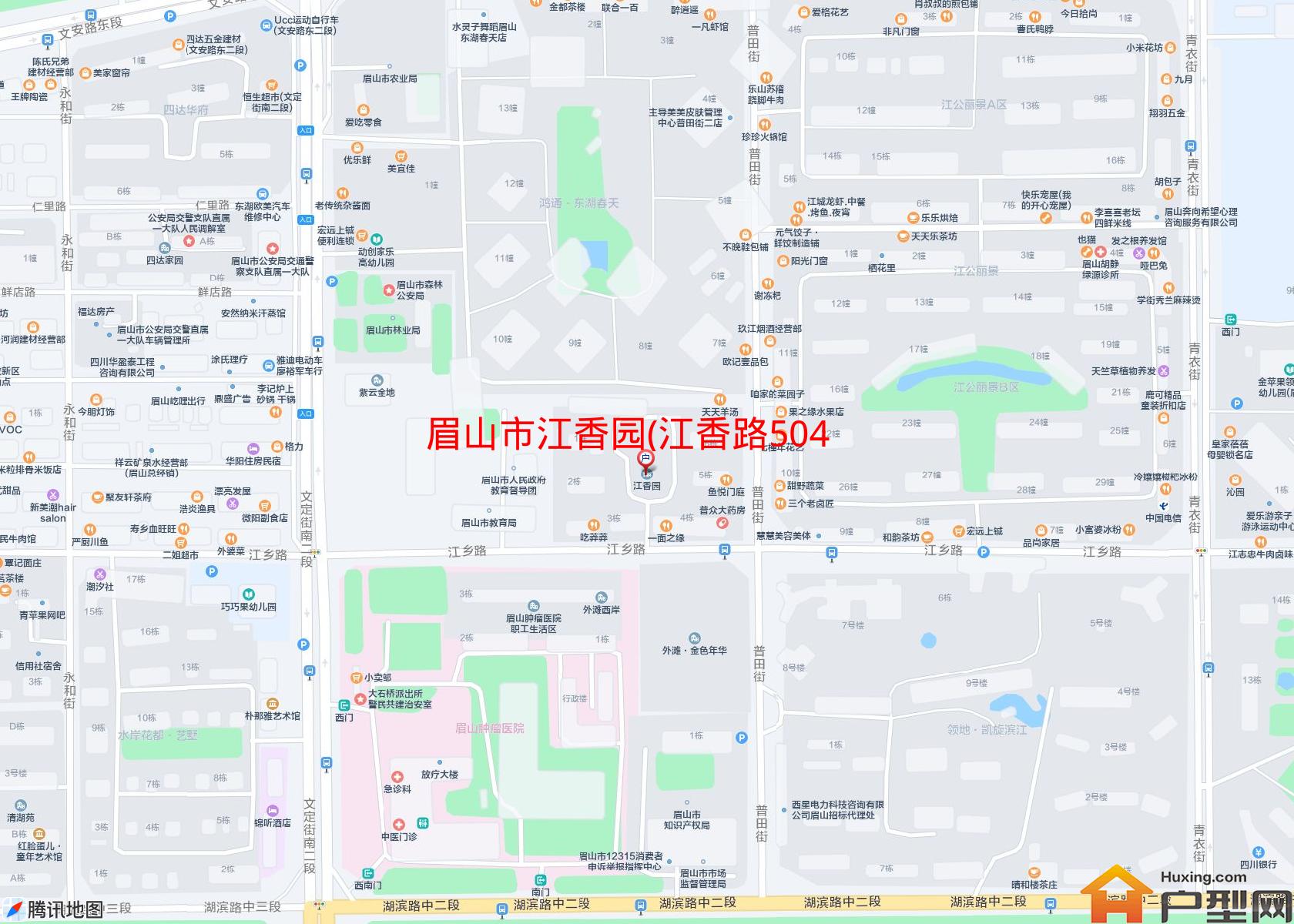 江香园(江香路504号)小区 - 户型网
