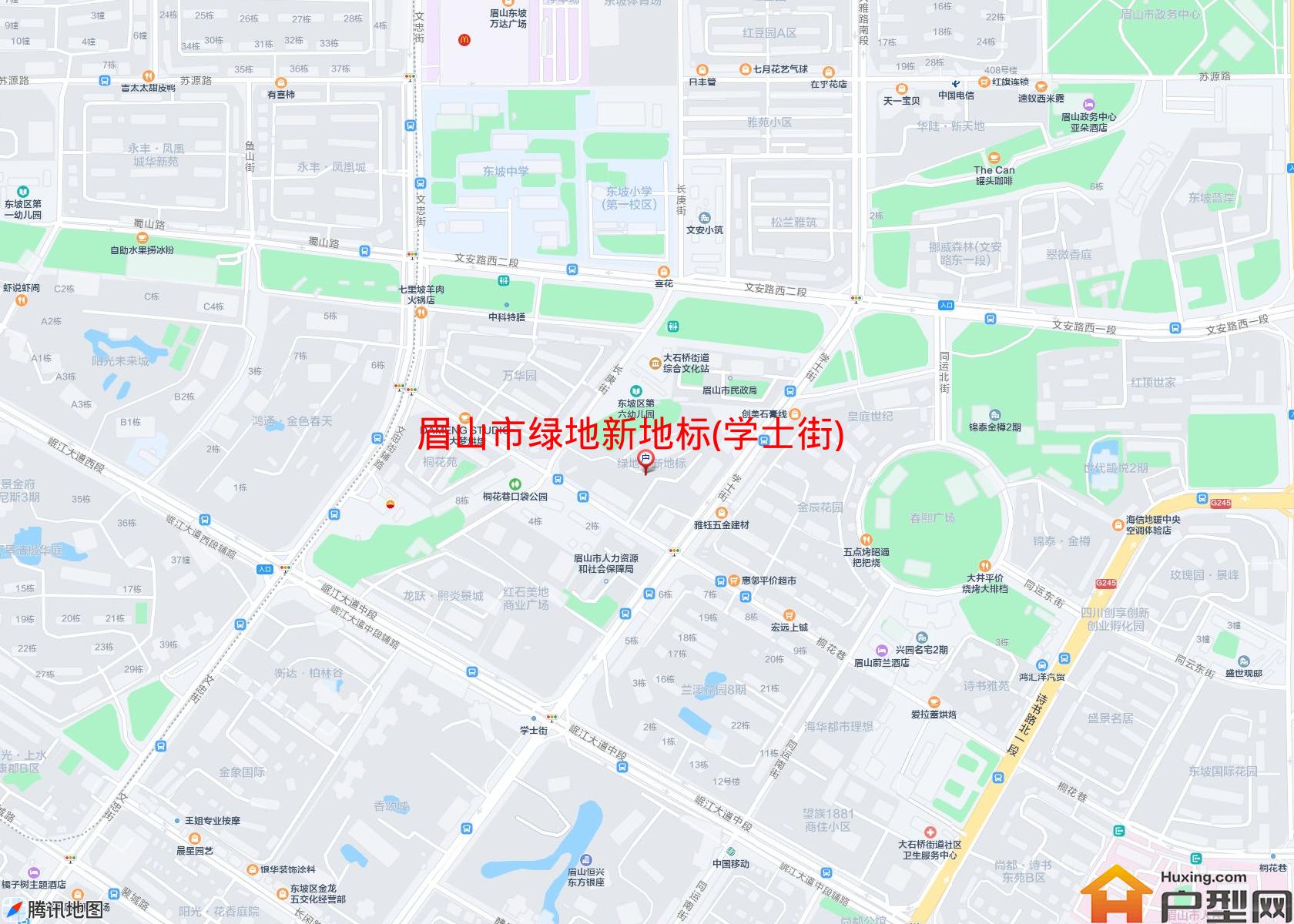 绿地新地标(学士街)小区 - 户型网