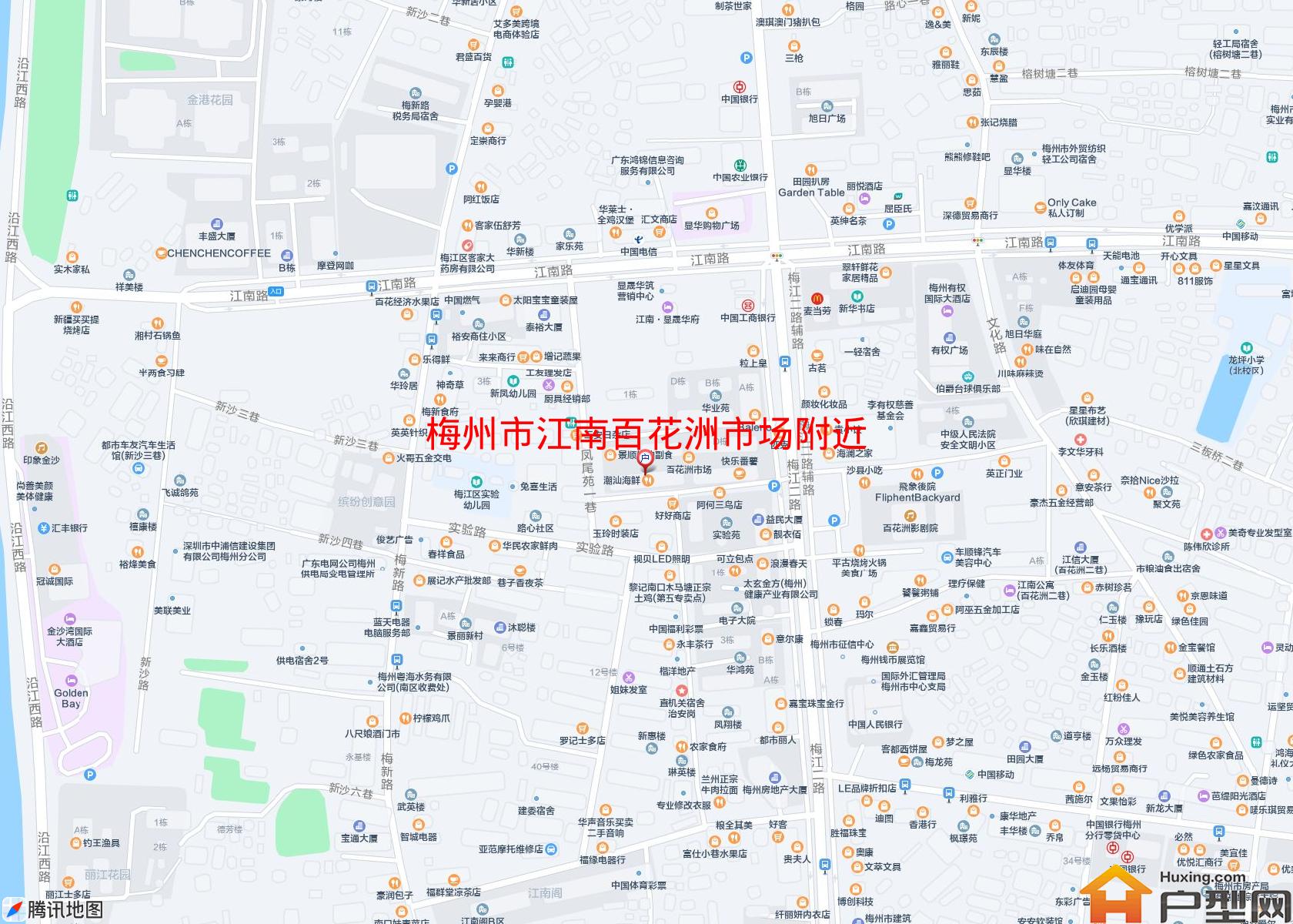 江南百花洲市场附近小区 - 户型网