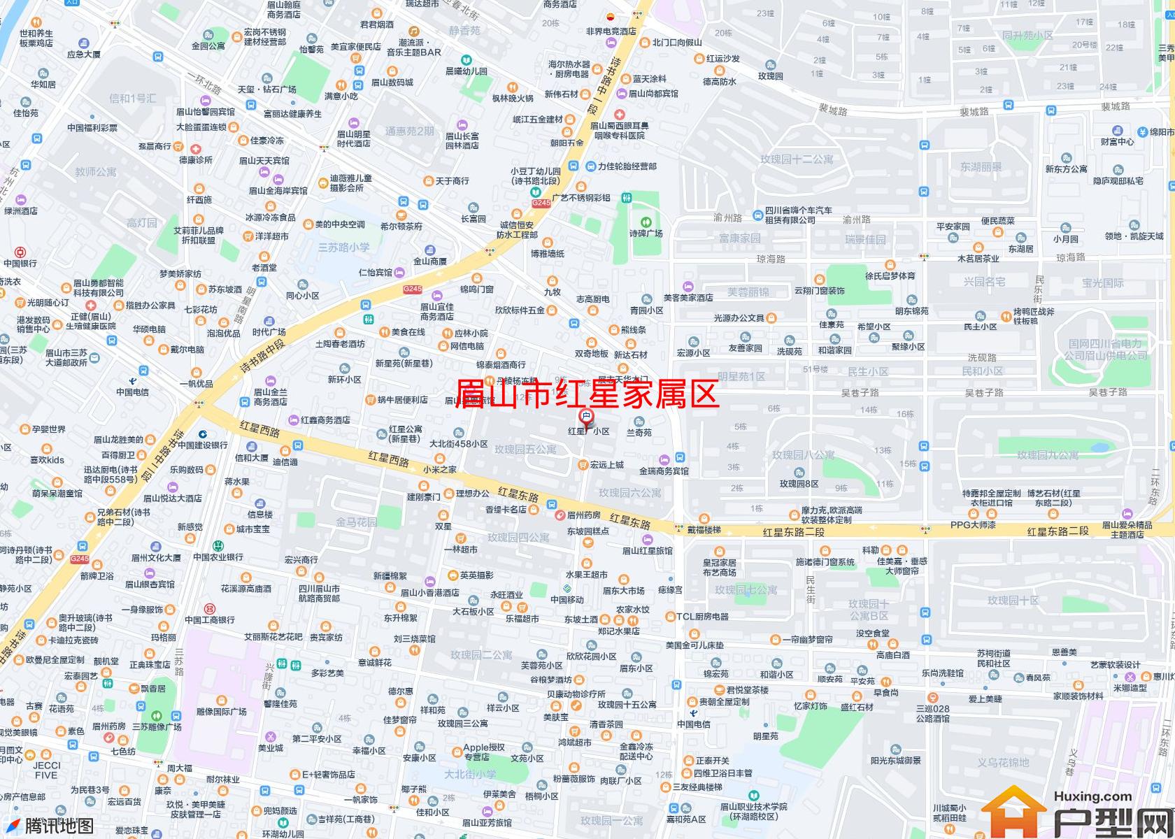 红星家属区小区 - 户型网