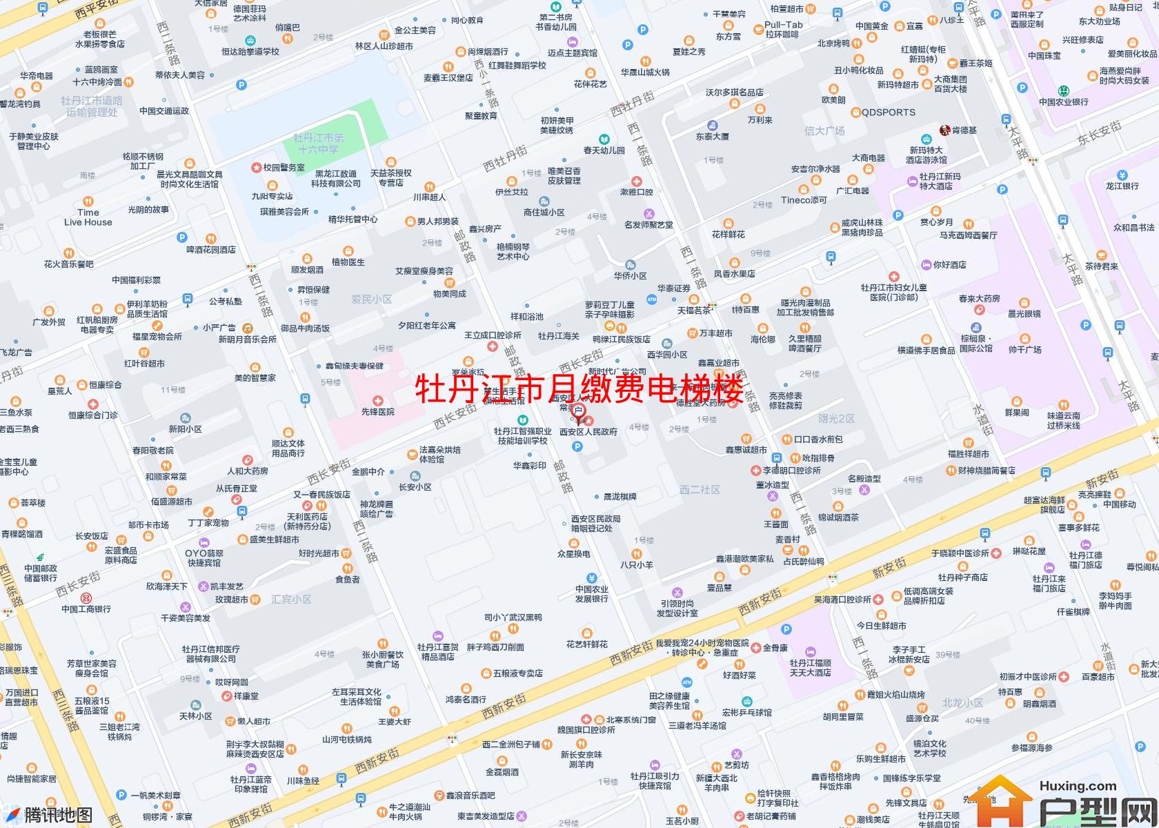 月缴费电梯楼小区 - 户型网