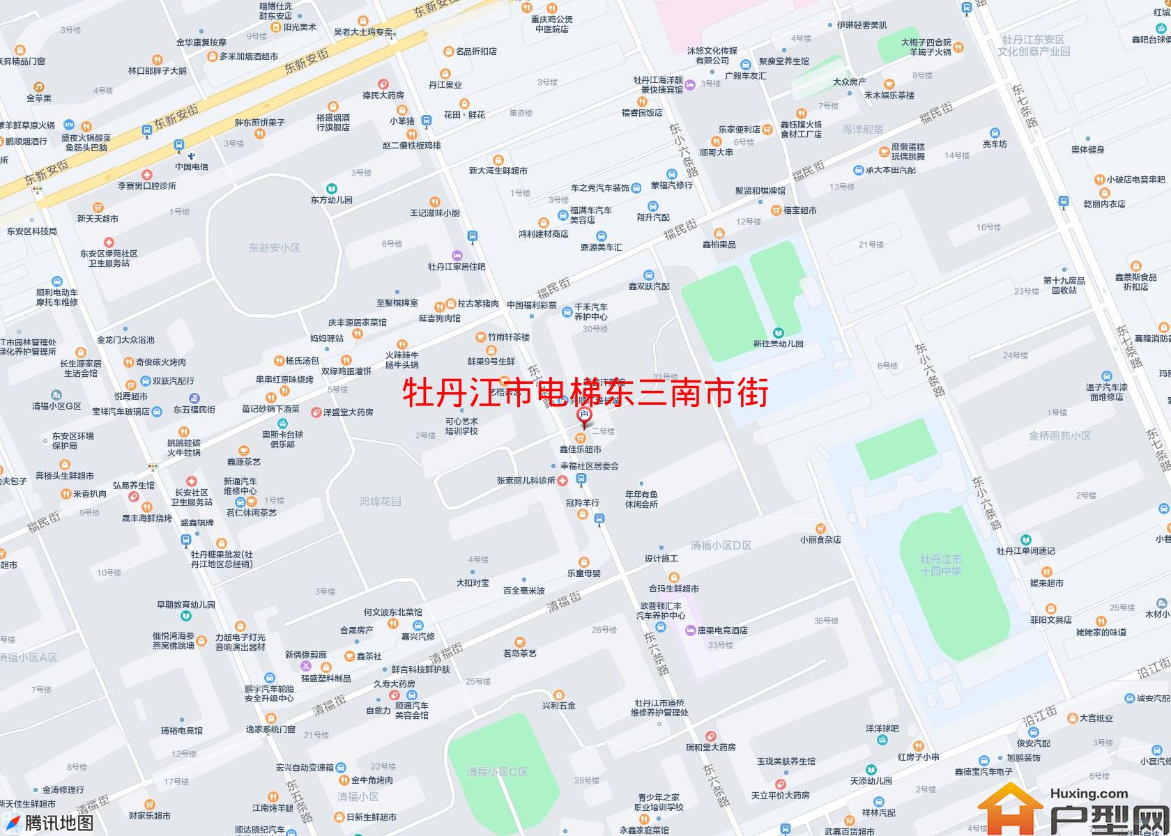 电梯东三南市街小区 - 户型网