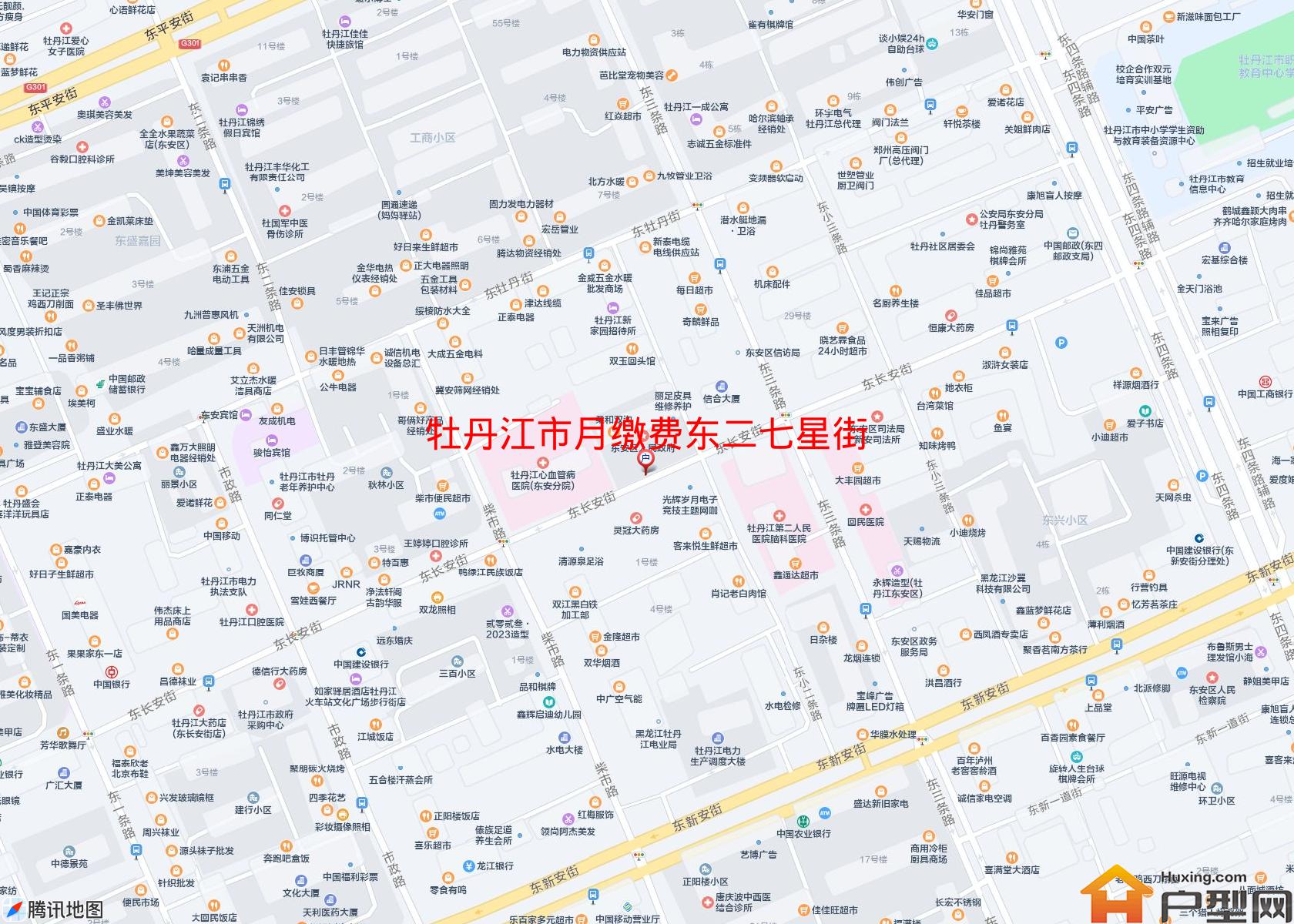 月缴费东二七星街小区 - 户型网
