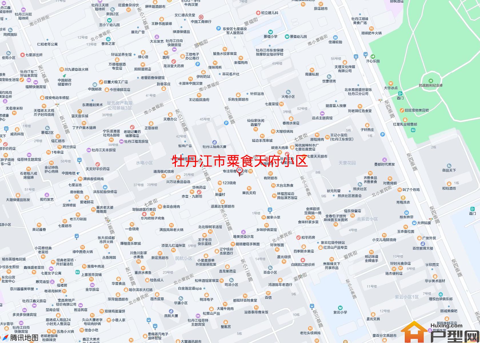 粟食天府小区小区 - 户型网