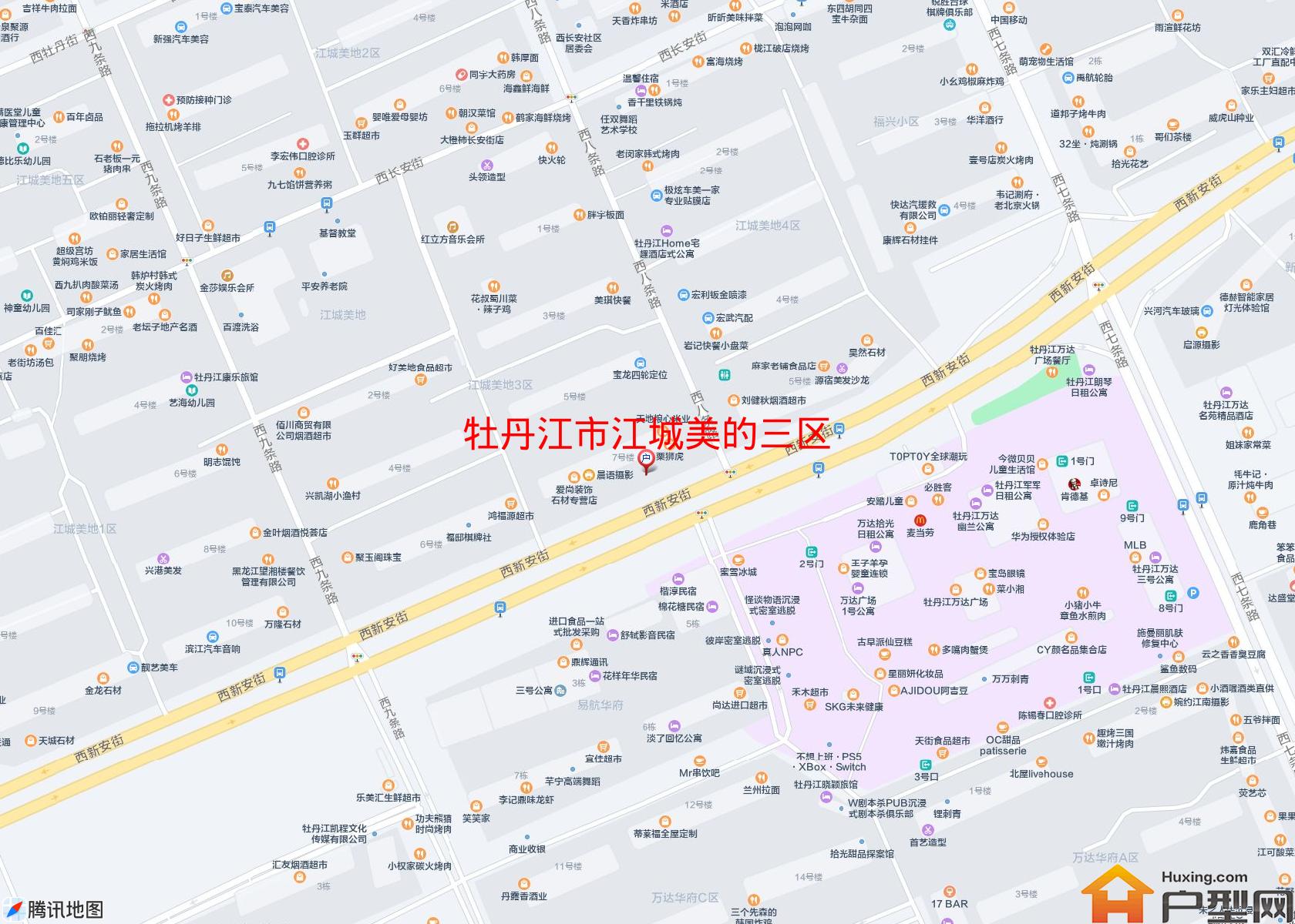江城美的三区小区 - 户型网