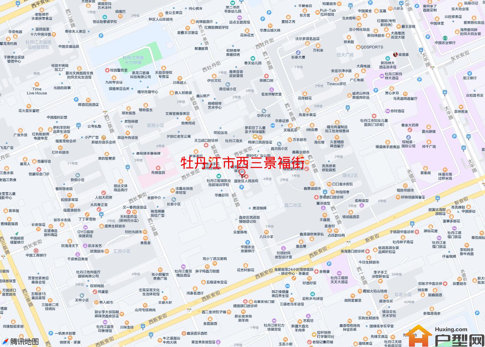 西三景福街小区 - 户型网
