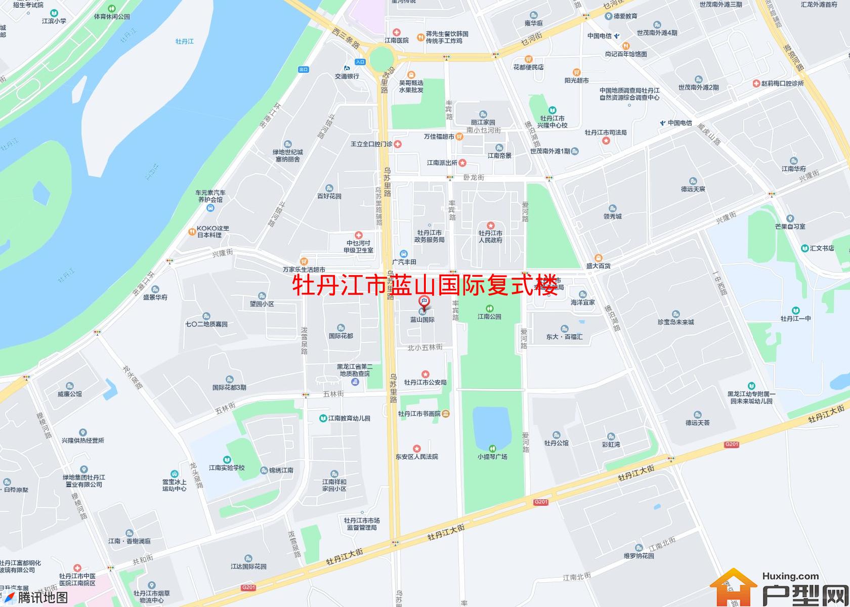 蓝山国际复式楼小区 - 户型网