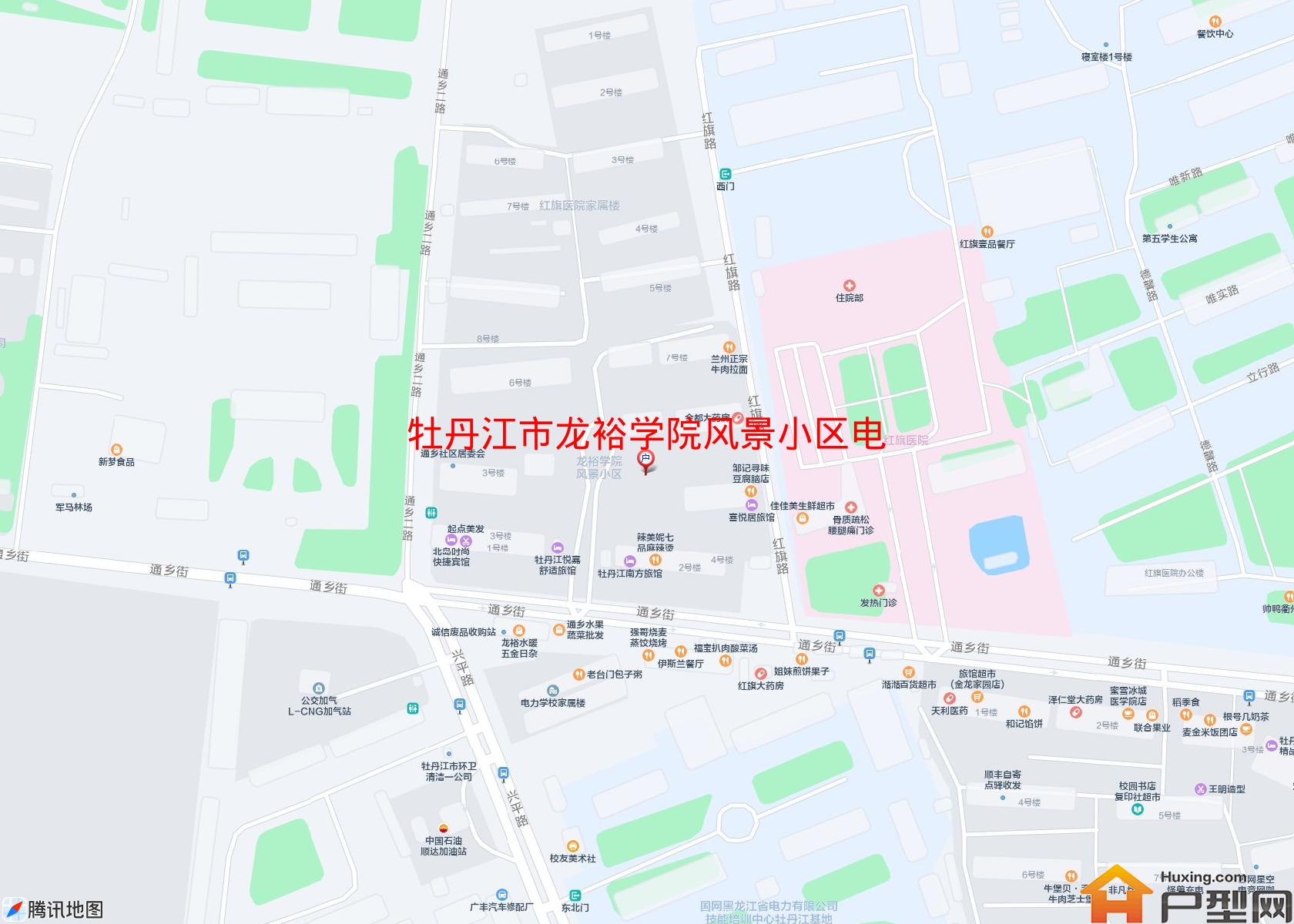 龙裕学院风景小区电梯小区 - 户型网