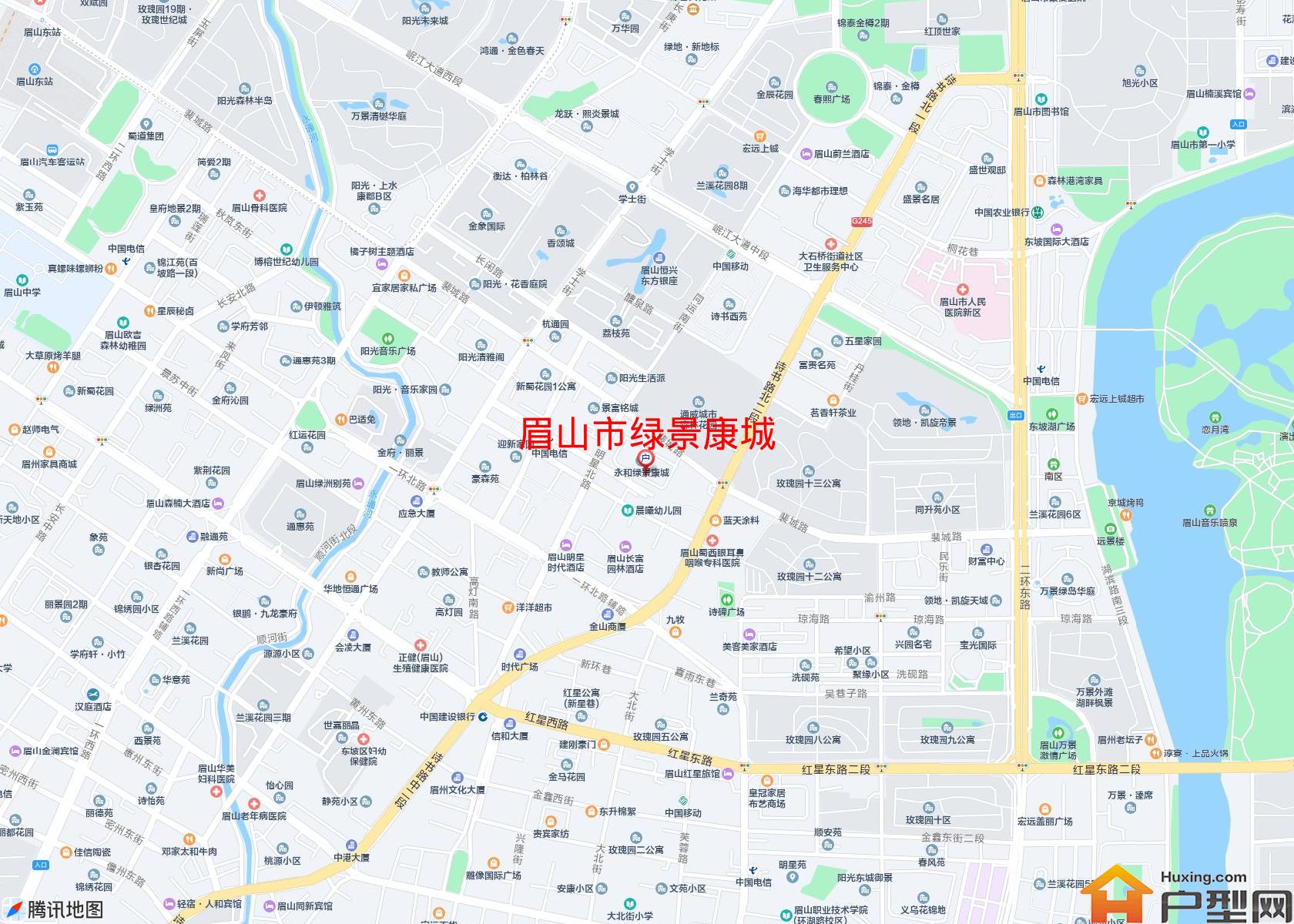 绿景康城小区 - 户型网
