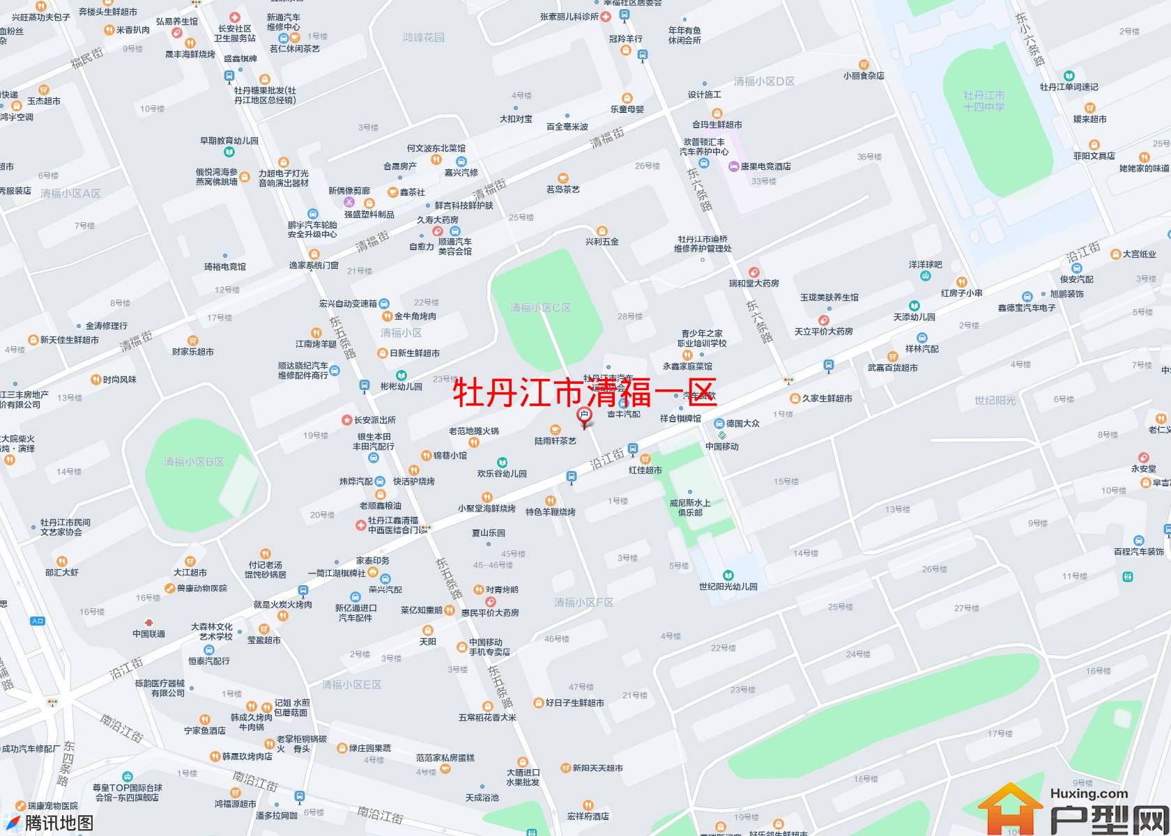 清福一区小区 - 户型网