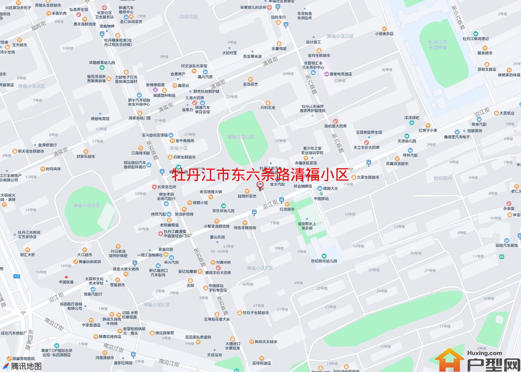 东六条路清福小区小区 - 户型网