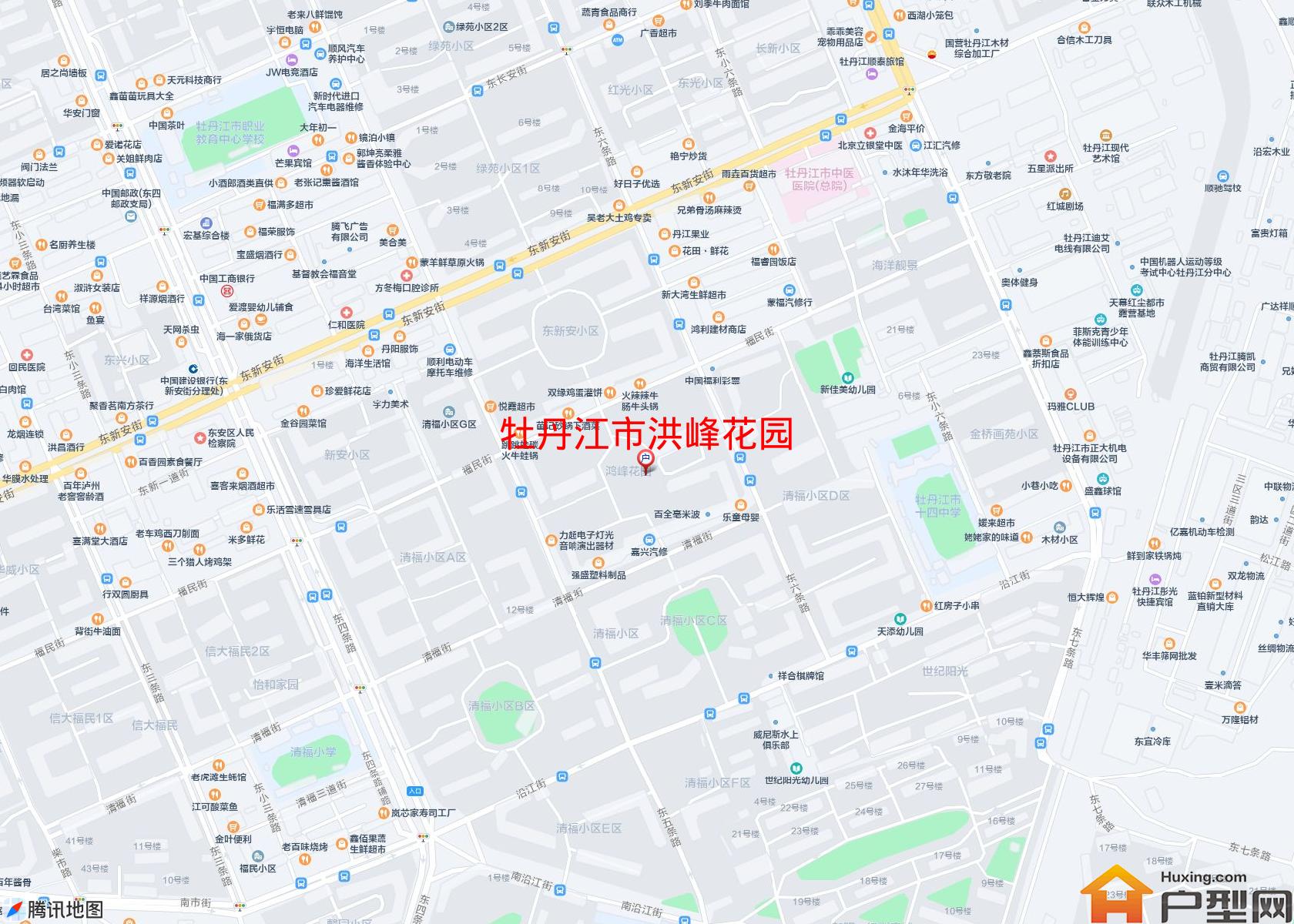 洪峰花园小区 - 户型网