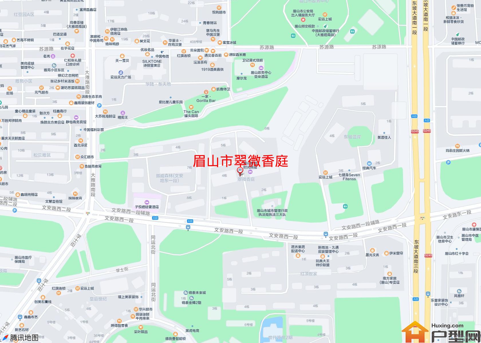 翠微香庭小区 - 户型网