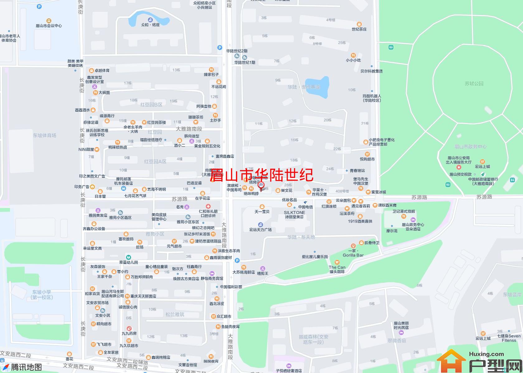 华陆世纪小区 - 户型网