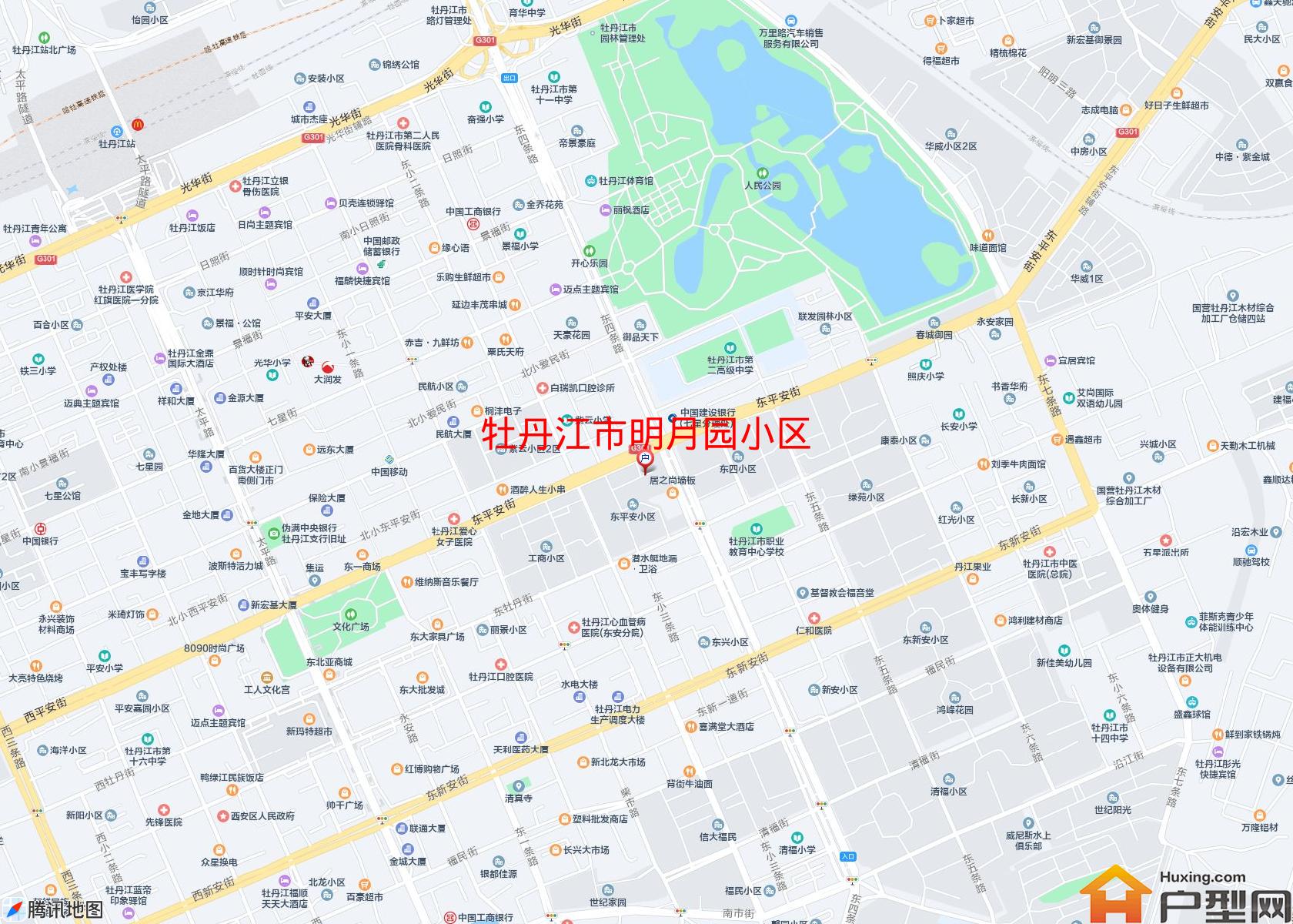 明月园小区小区 - 户型网