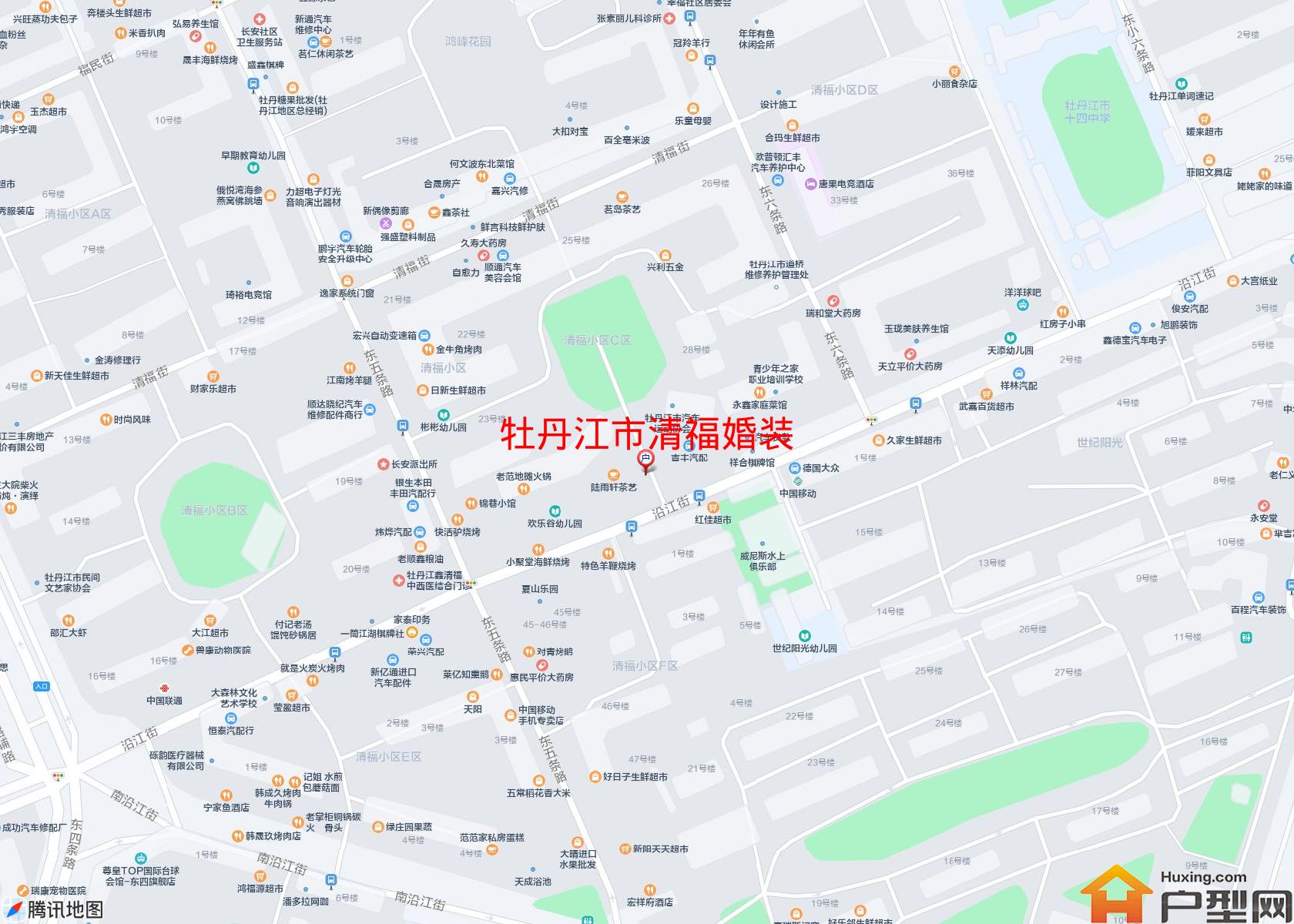 清福婚装小区 - 户型网