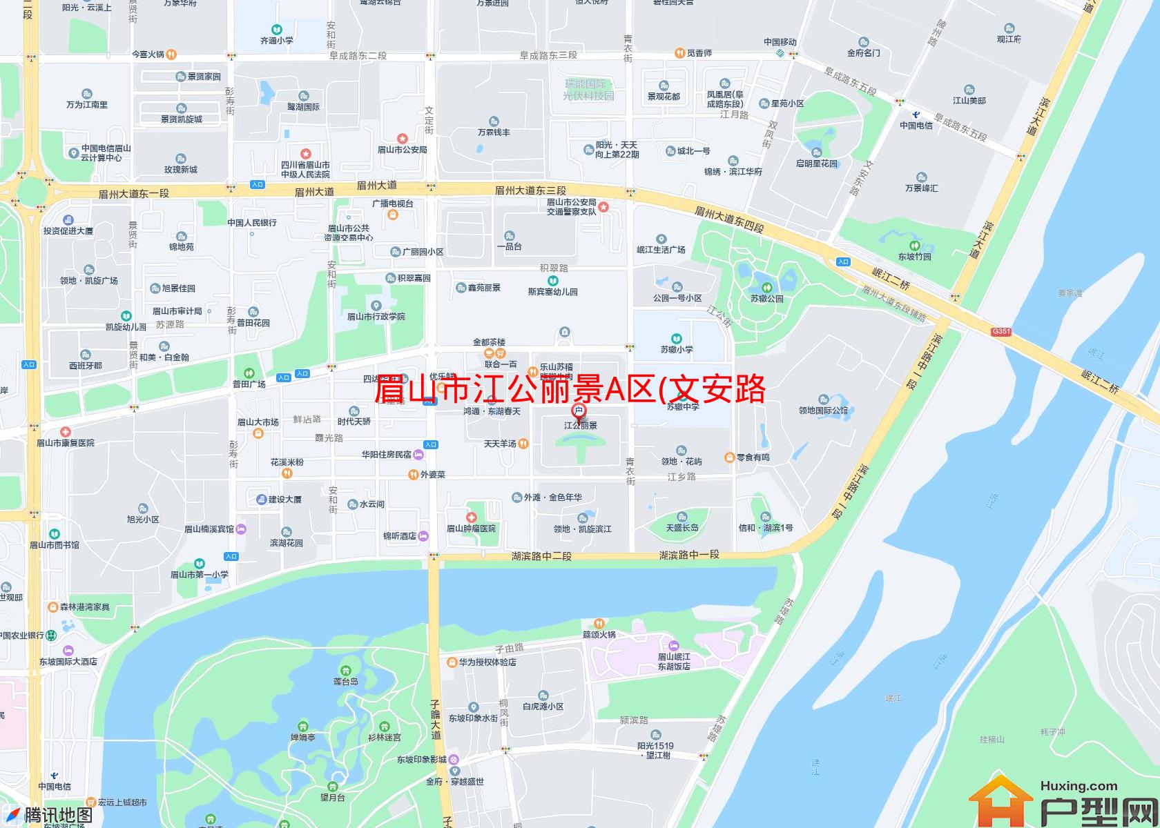 江公丽景A区(文安路东三段)小区 - 户型网