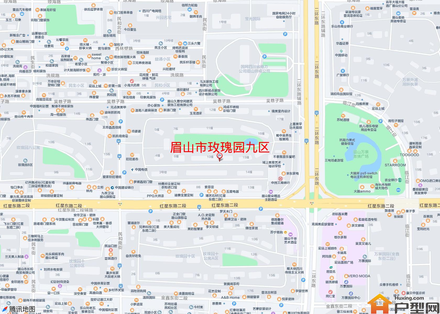 玫瑰园九区小区 - 户型网