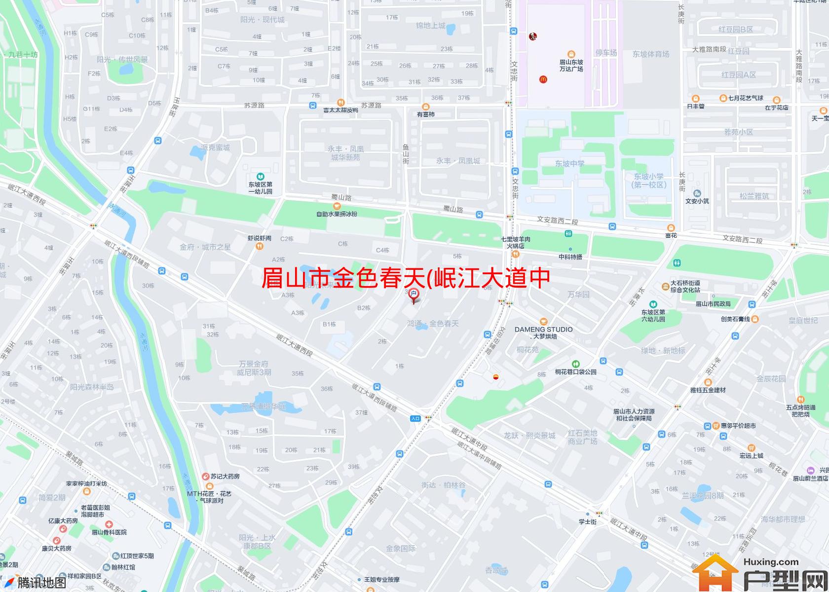 金色春天(岷江大道中段888号)小区 - 户型网