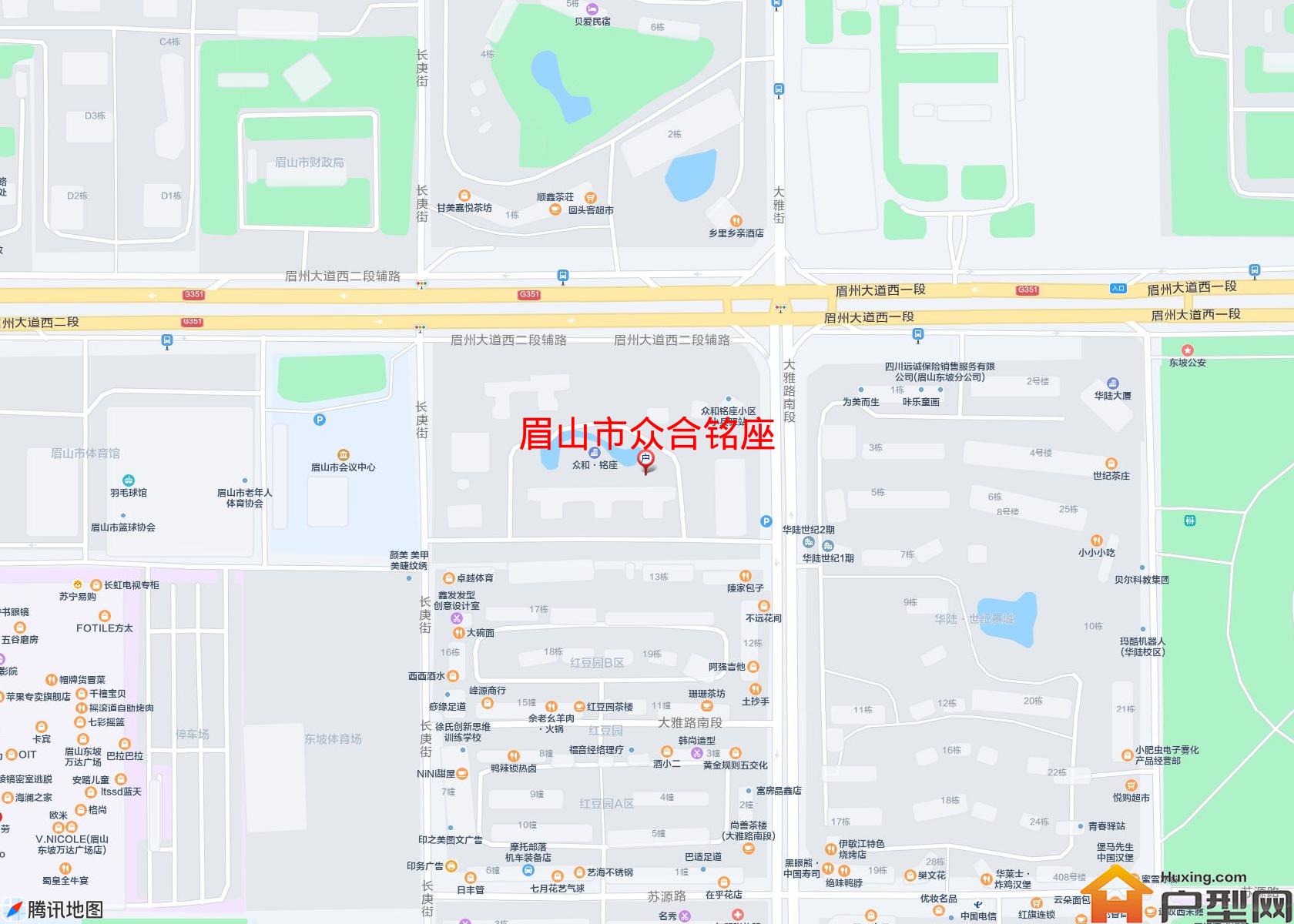 众合铭座小区 - 户型网